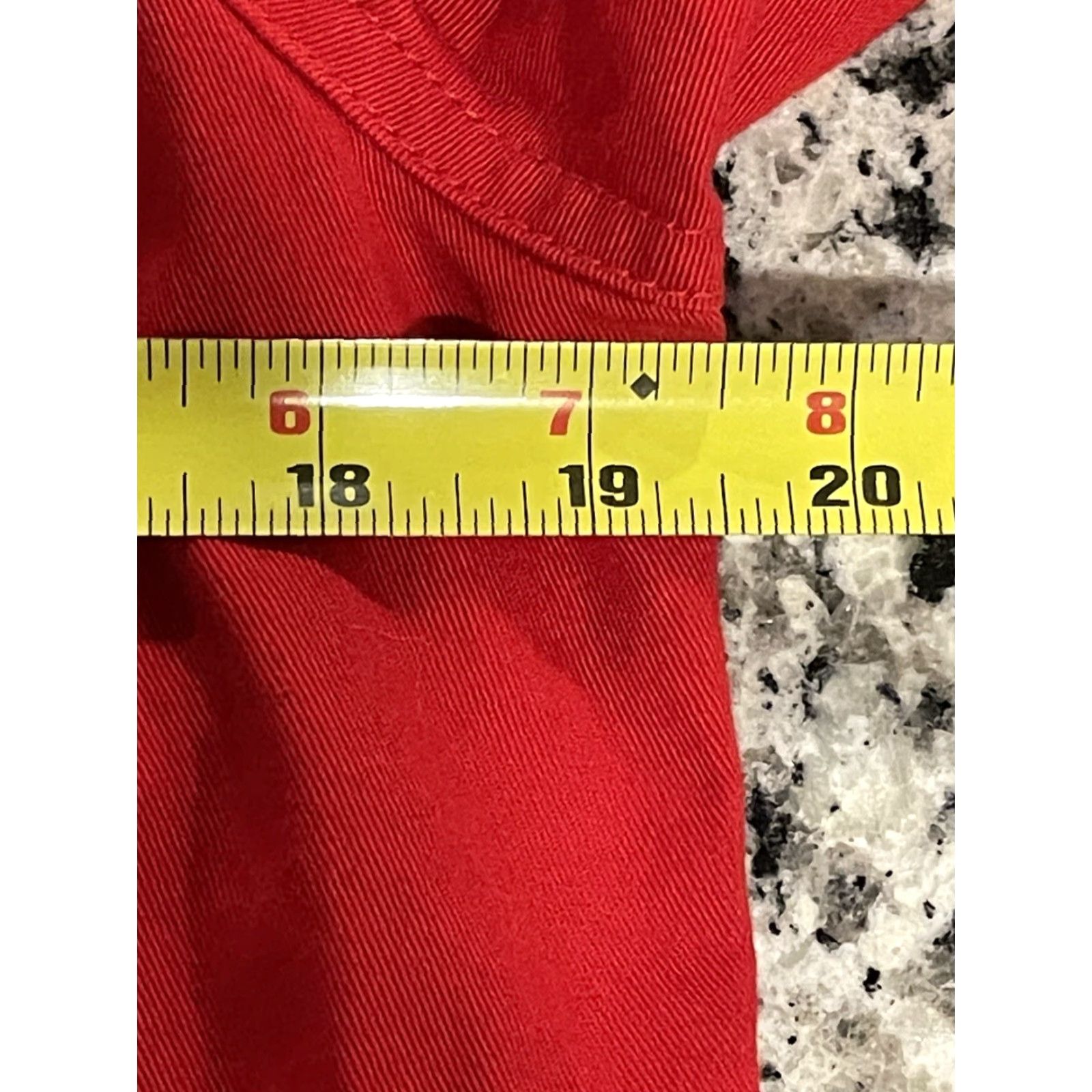 Ralph Lauren Lauren Ralph Lauren Womens Jacket Double Breasted Gold Tone Buttons Pockets Lg Red Cotton Cardigan? Size L / US 10 / IT 46 - 5 Thumbnail