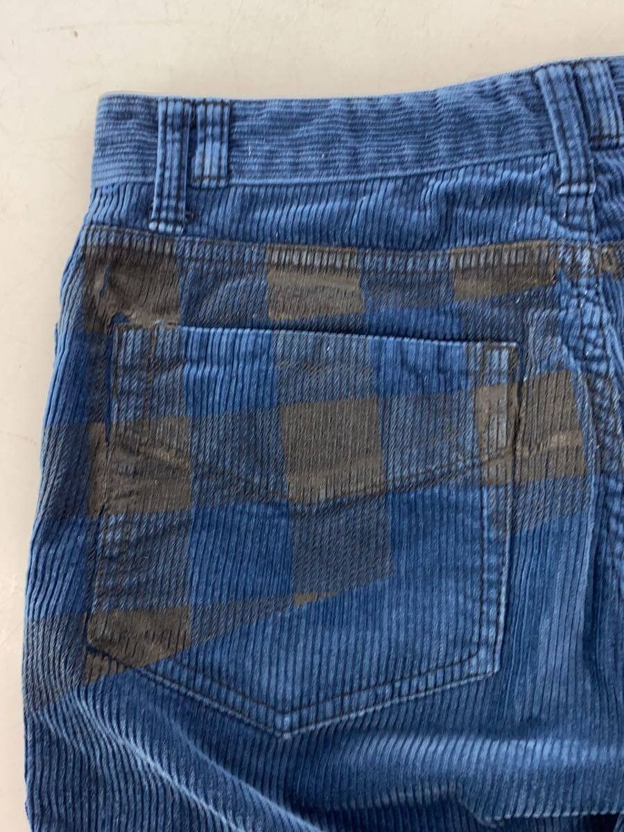 Number (N)ine AW08 Check Print Corduroy Straight Leg Pants Size US 28 / EU 44 - 3 Thumbnail