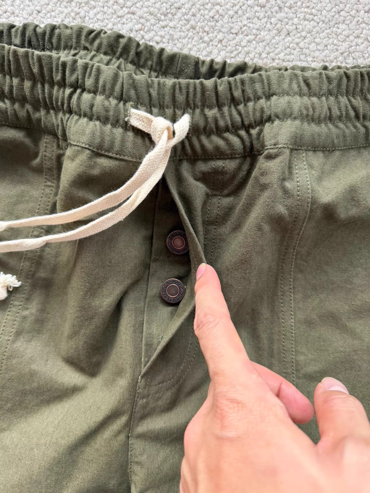 Fear of God Fear of God 4th/3rd Military Pants 3 (WWII Tent Fabric) Size US 34 / EU 50 - 3 Thumbnail
