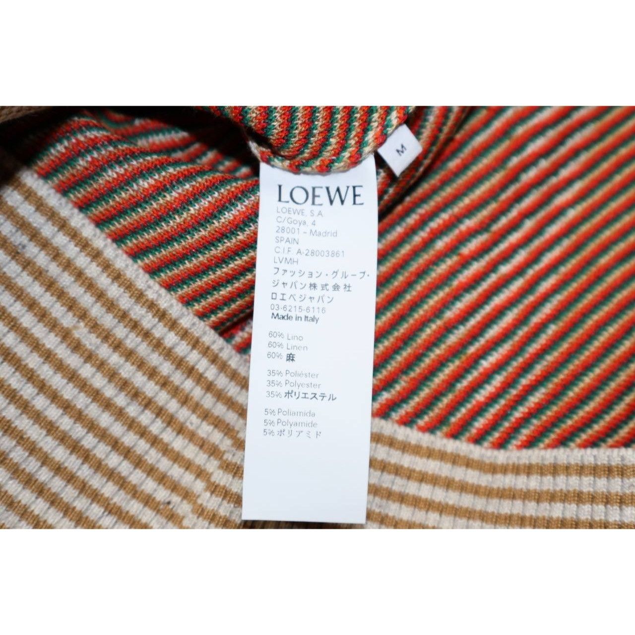 Loewe Loewe Men’s Linen Knit Floral Leaves Pullover Sweater Size US M / EU 48-50 / 2 - 7 Thumbnail