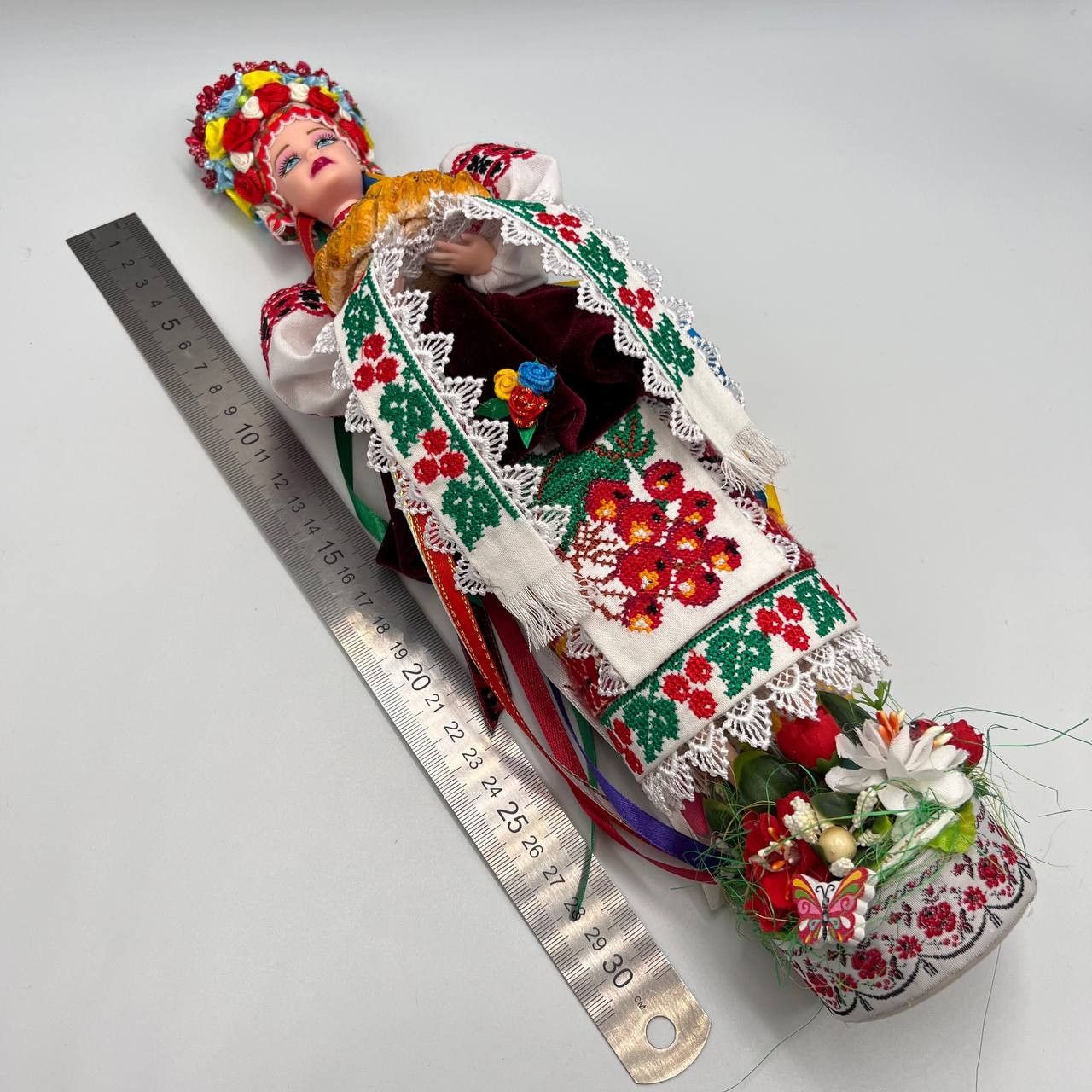 Handmade Beautiful Ukrainian Ethnic Souvenir Handmade Doll Gift Size ONE SIZE - 4 Thumbnail