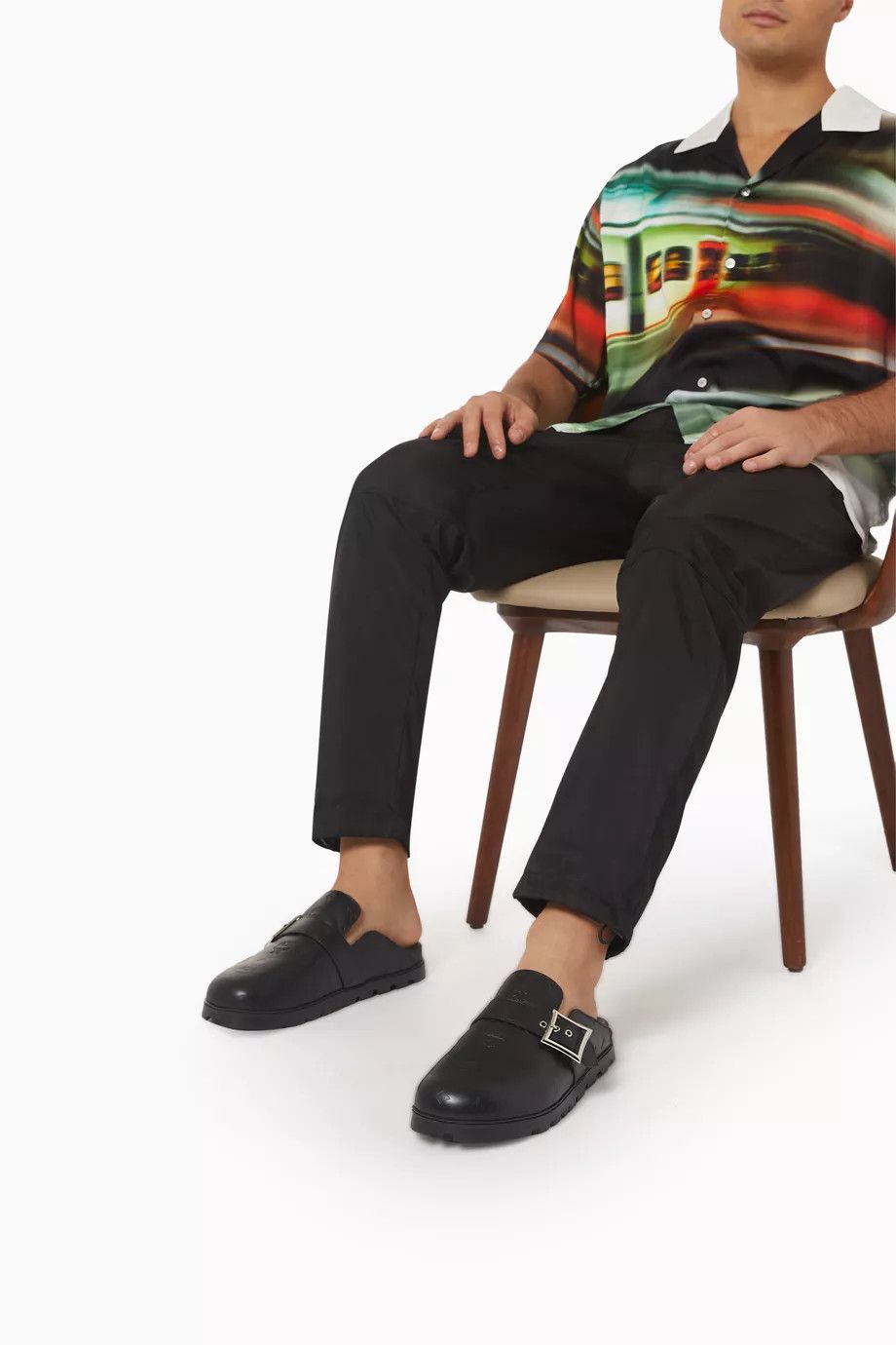 MCM o1mt1gz0125 Sandals in Black Size US 10 / EU 43 - 2 Thumbnail