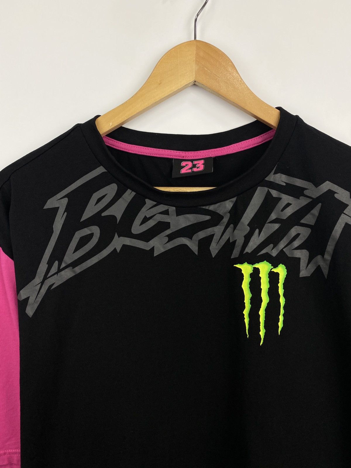 Yamaha Vintage Y2K Monster Energy Enea Bastianini Racing T-Shirt Size US XL / EU 56 / 4 - 5 Thumbnail