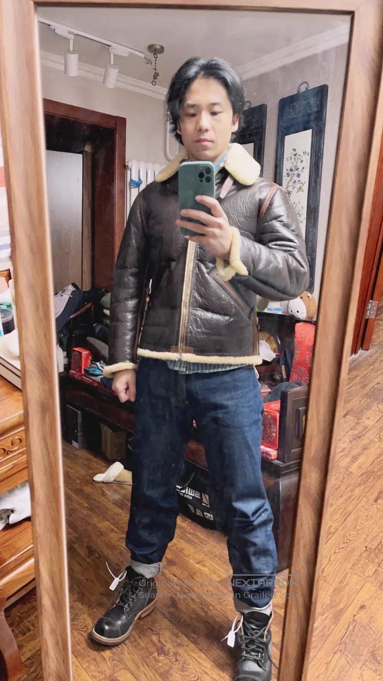 The Real McCoy's The Real McCoys B6 Fur Integrated Flight Jacket Size US M / EU 48-50 / 2 - 3 Thumbnail