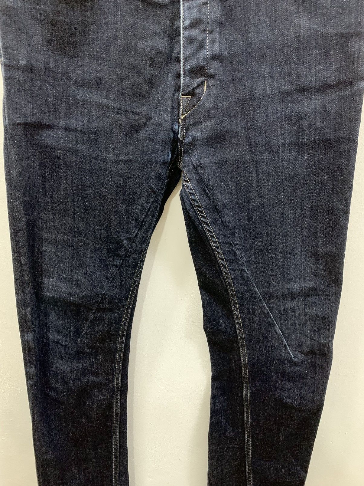 Rick Owens Drkshdw RICK OWENS DRKSHDW TORRENCE UNWASHED BLUE SKINNY/SLIM DENIM Size US 30 / EU 46 - 7 Thumbnail