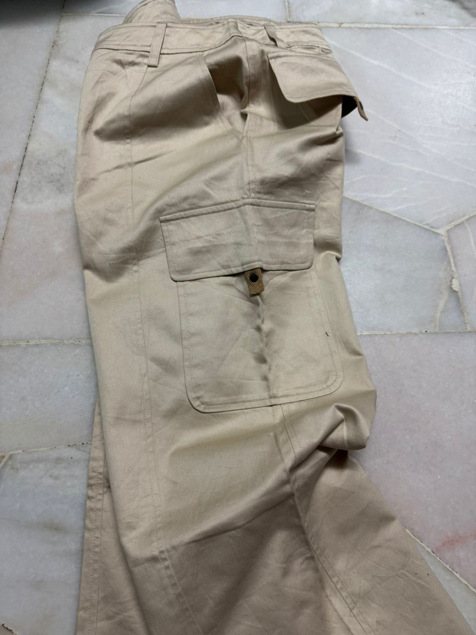 Japanese Brand 💥Insane Baggy Flare💥Japanese Designer Hiroko Cargo Pants Size US 27 - 12 Thumbnail