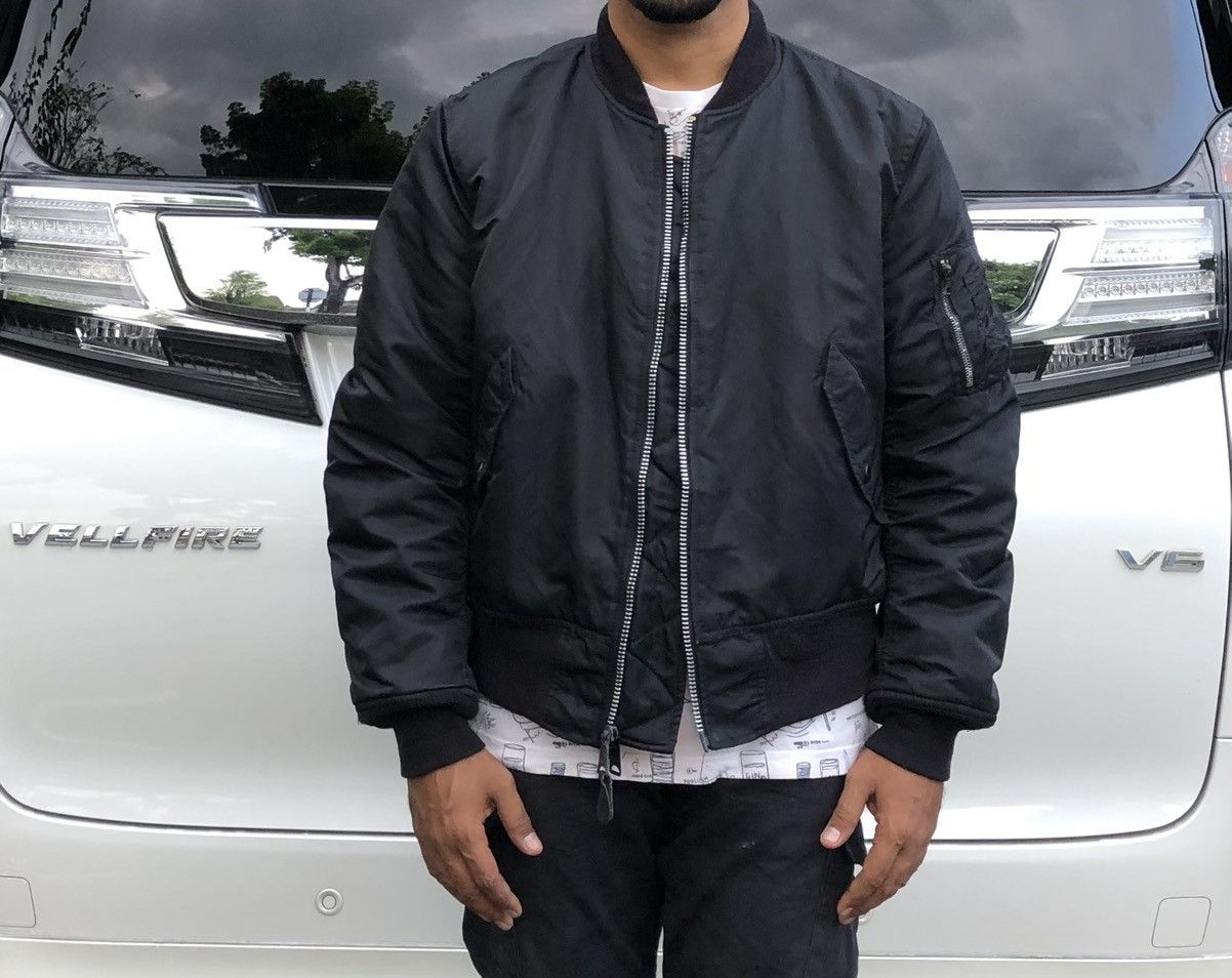 Alpha Industries Vintage MA-1 (USAF) Flyer's Intermediate Bomber Jacket Size US M / EU 48-50 / 2 - 3 Thumbnail