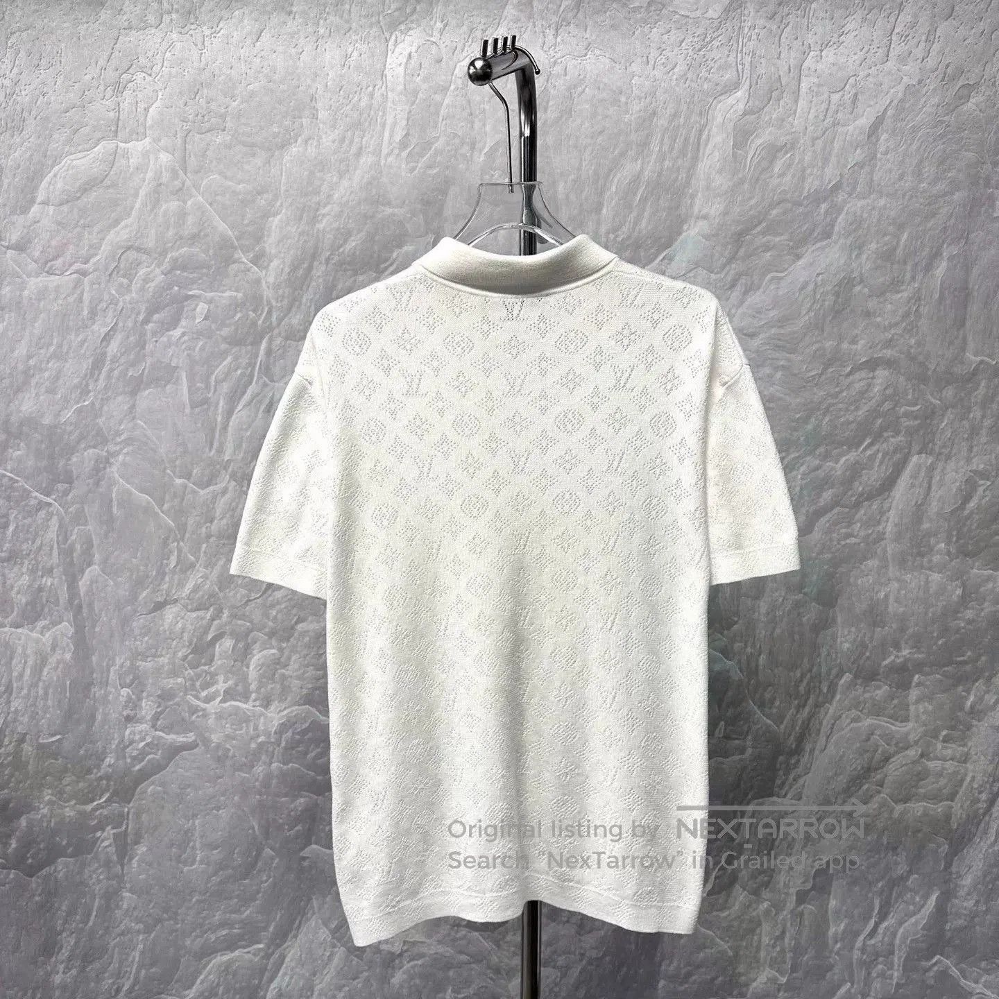 Louis Vuitton louis vuitton white short sleeve knit shirt. Size US M / EU 48-50 / 2 - 4 Thumbnail