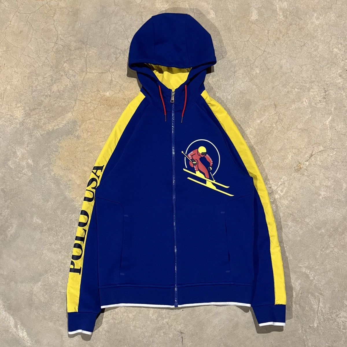 Vintage 2000s Polo Ralph Lauren Suicide Ski Zip Up Hoodie