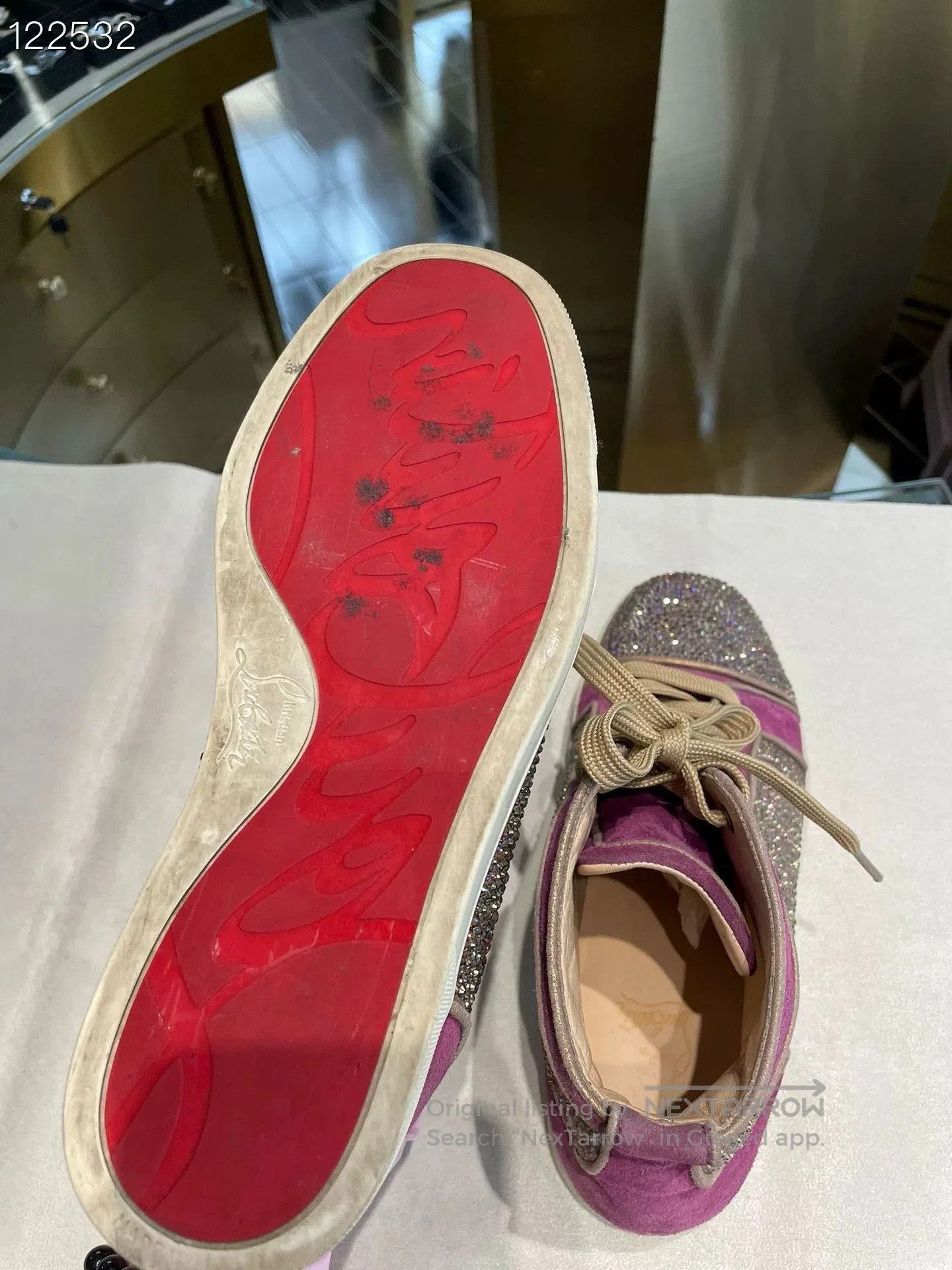 Christian Louboutin Full Diamond High. Size US 7.5 / IT 37.5 - 5 Thumbnail