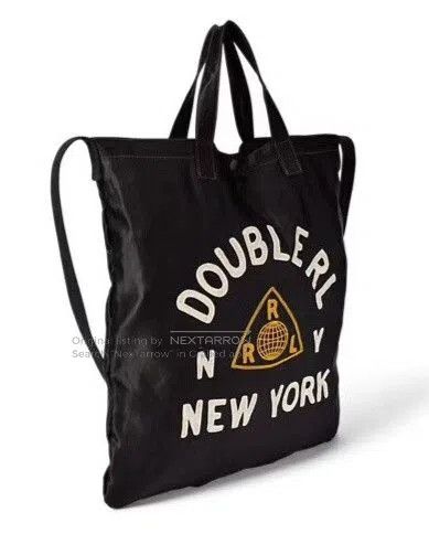 RRL Ralph Lauren Double RL RRL Tote Bag Black. Size ONE SIZE - 5 Thumbnail