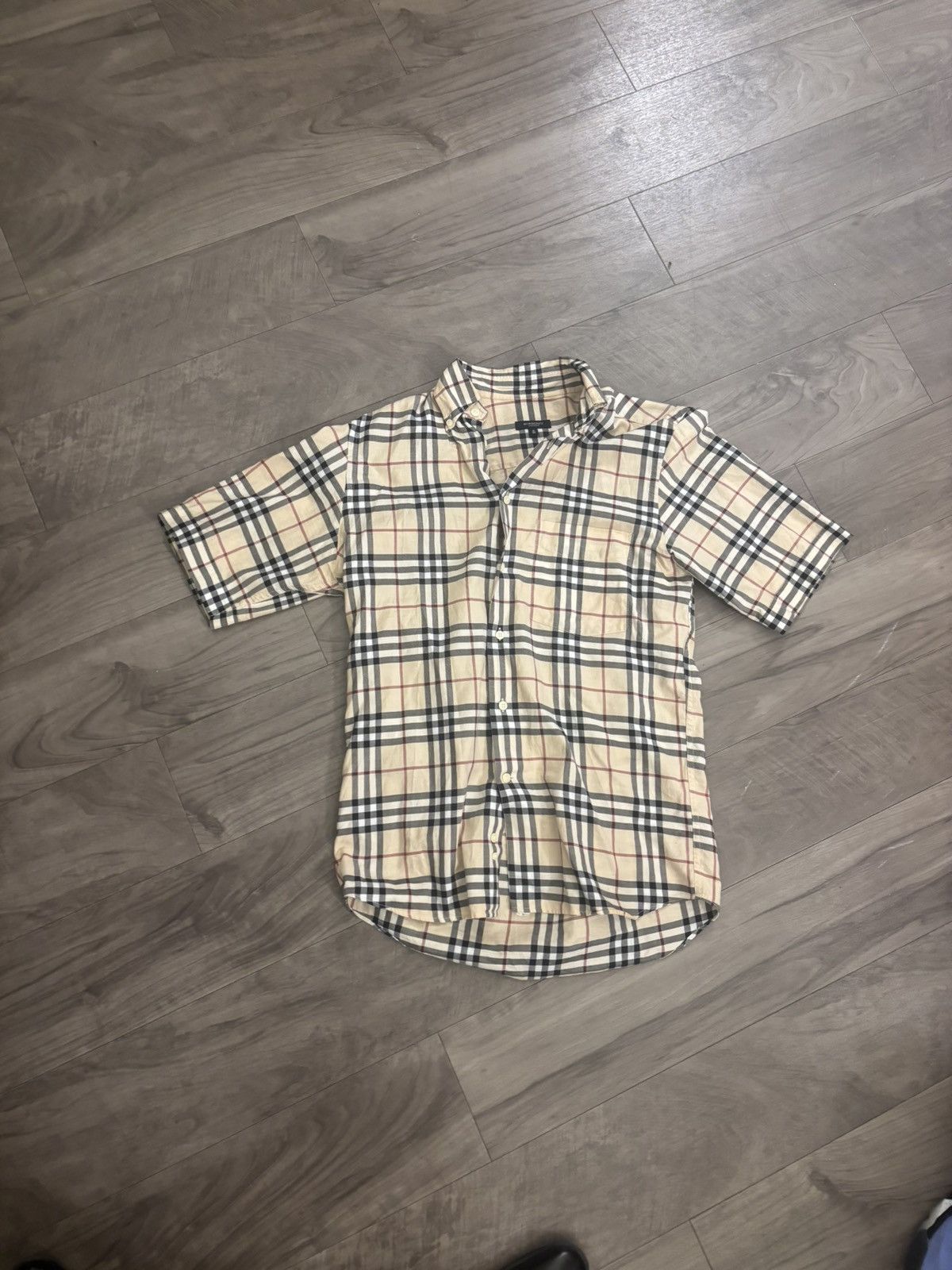 Burberry Burberry Mens Button Up Size US S / EU 44-46 / 1 - 3 Thumbnail
