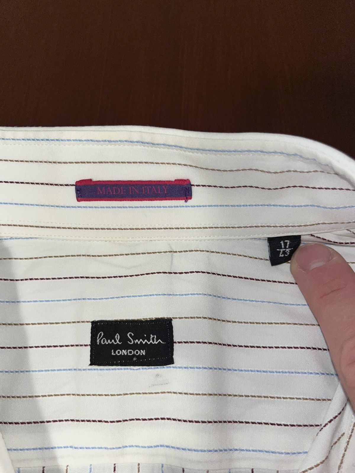 Paul Smith Vintage Paul Smith Dress Shirt (Like New) Size US L / EU 52-54 / 3 - 5 Thumbnail