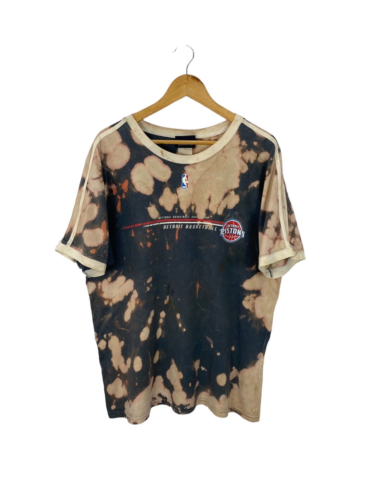 Vintage Detroit Pistons tie dye nba shirt