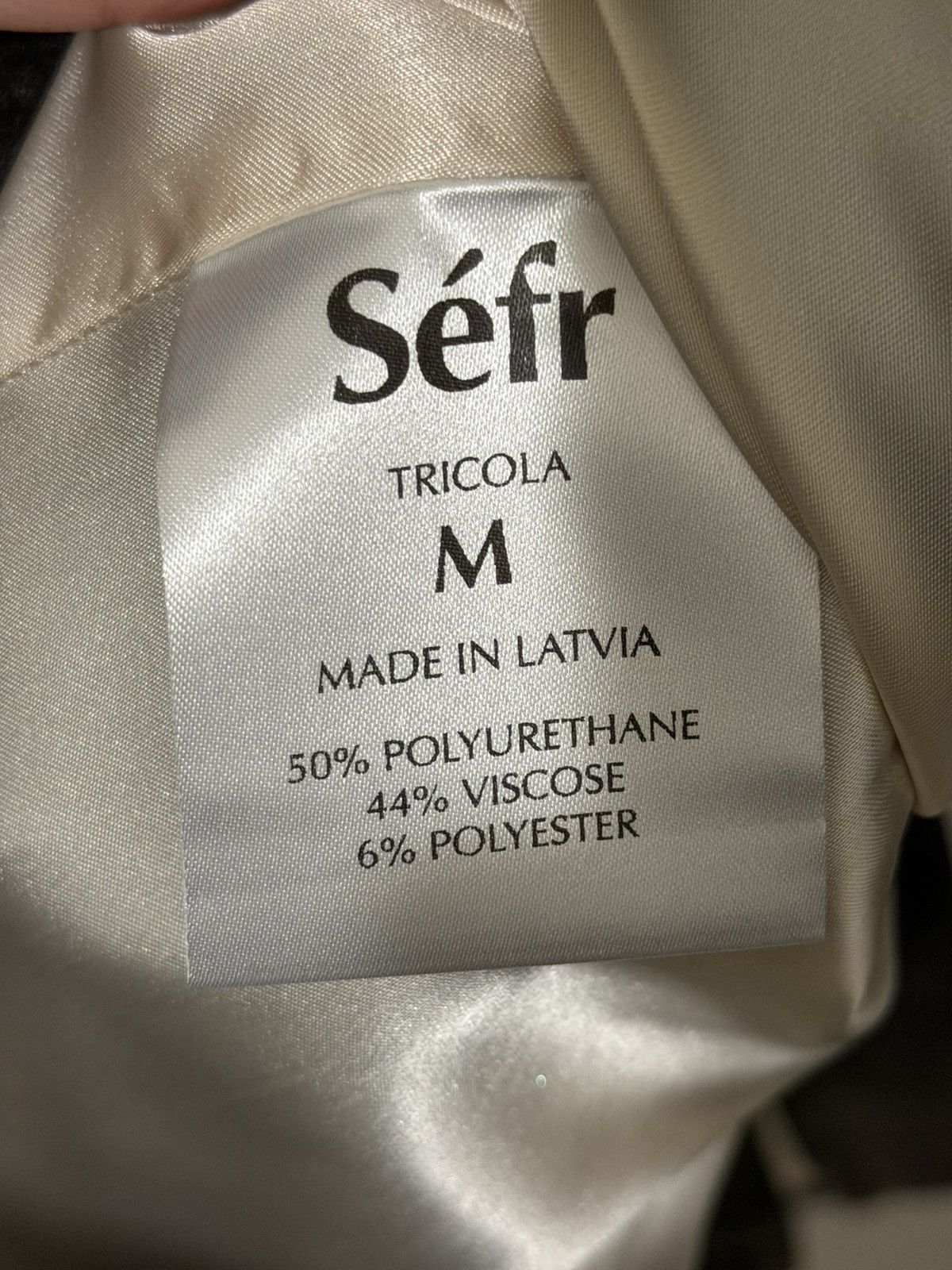Sefr Men's Dark Brown Leather Button-Front Coat SEFR TRICOLA COAT Size US M / EU 48-50 / 2 - 4 Thumbnail