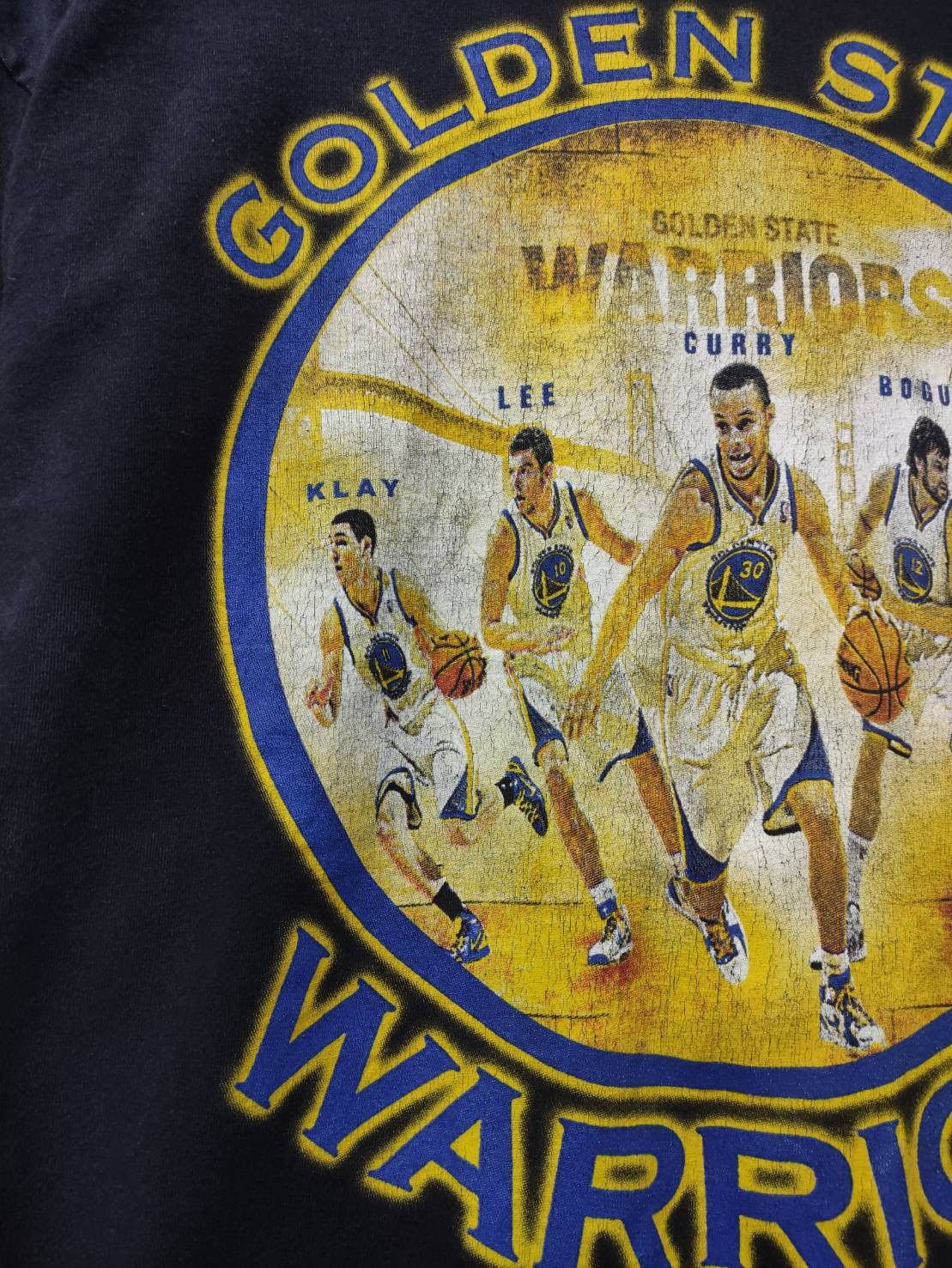 NBA Rare! Vtg Golden State Warriors Stephen Curry Team Promo Size US XL / EU 56 / 4 - 3 Thumbnail
