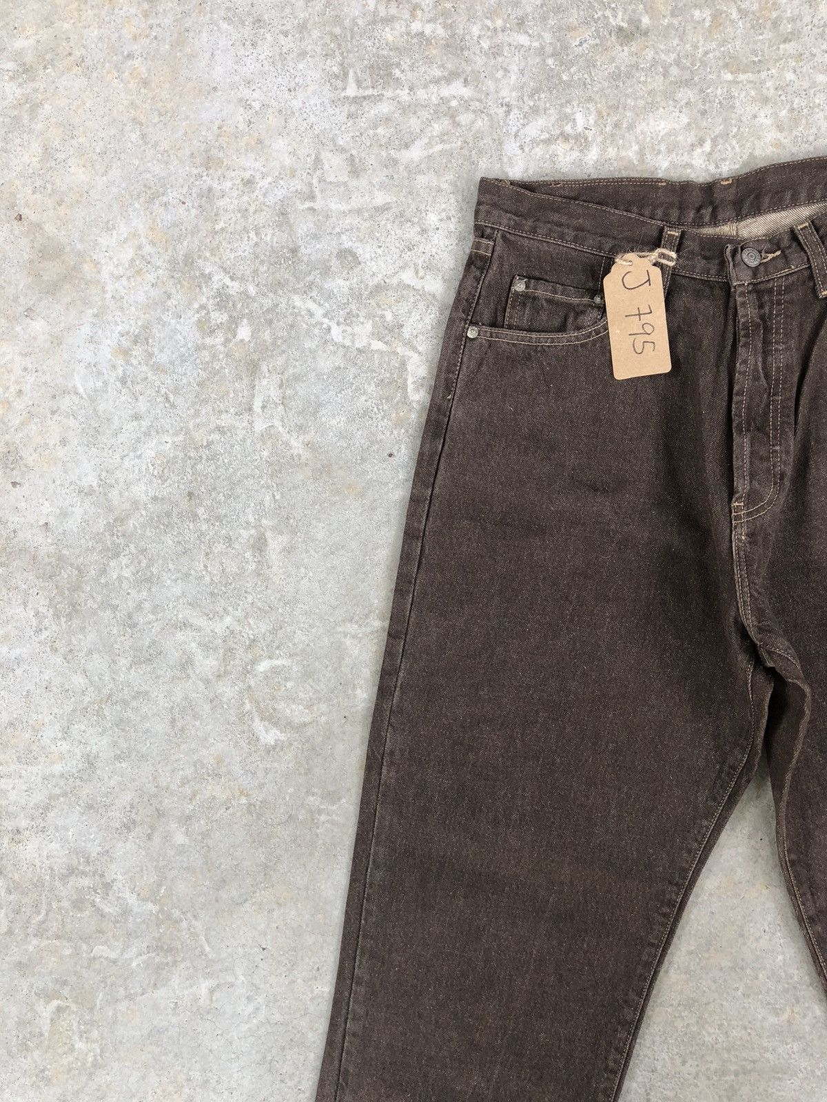 RRL Ralph Lauren Vintage RRL Double RL Jeans USA Distressed Denim Size US 31 - 4 Thumbnail