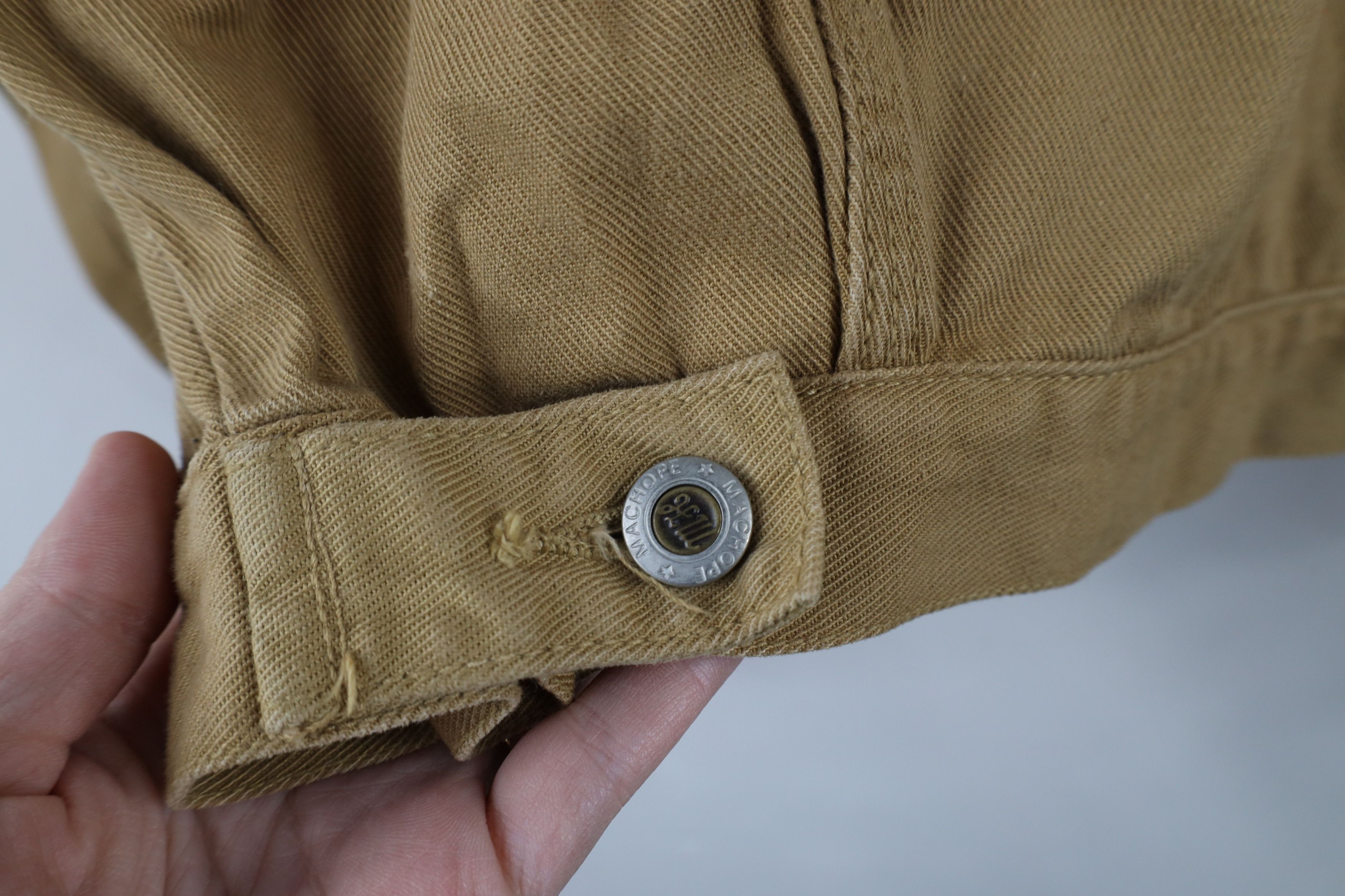 Vintage Vintage 90s Streetwear Corduroy Collar Denim Trucker Jacket Size US L / EU 52-54 / 3 - 11 Thumbnail