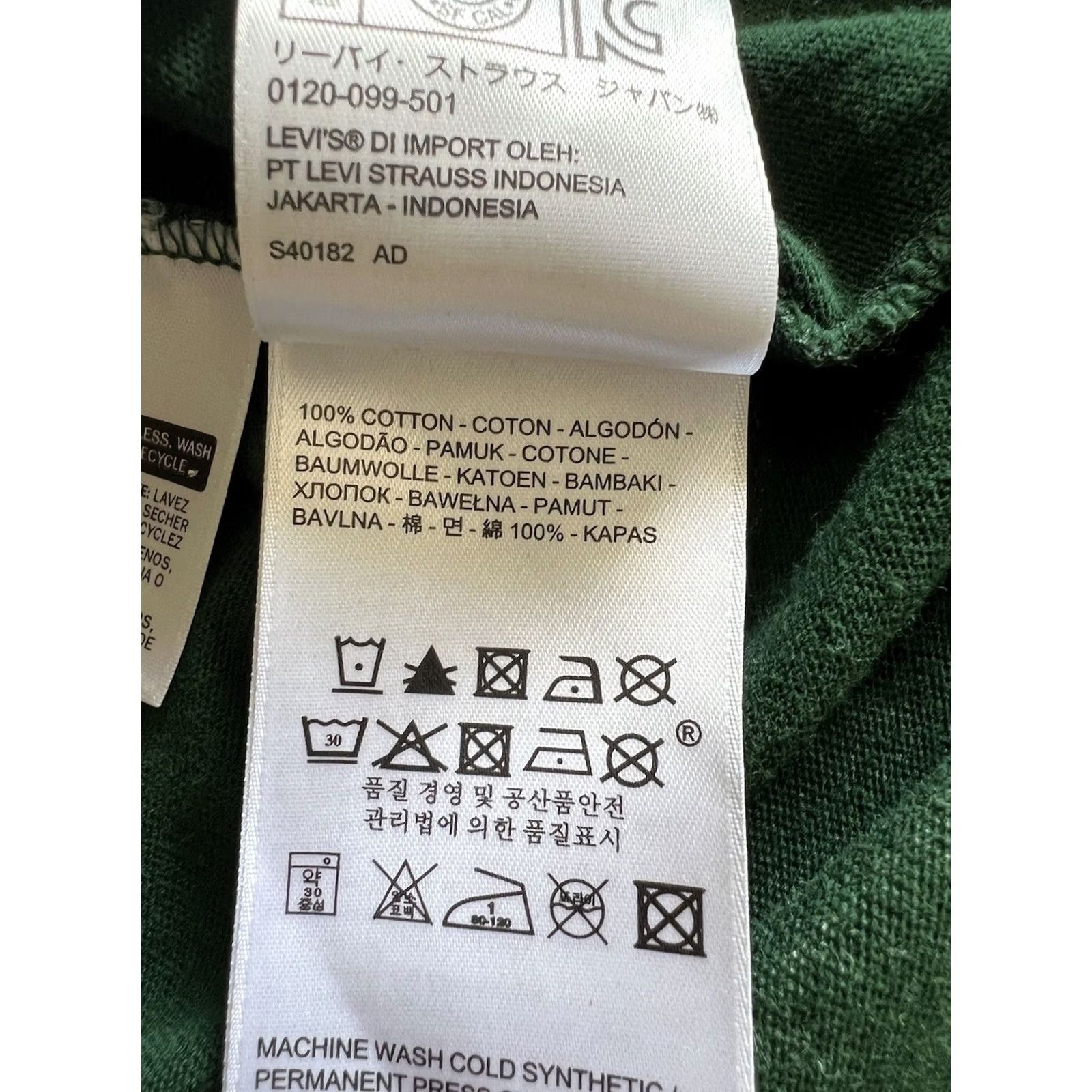 Levi's Levi’s LVC T-Shirt L Green Polka Dots Single Stitch 60s Casuals Immaculate LNWOT Size US L / EU 52-54 / 3 - 6 Thumbnail