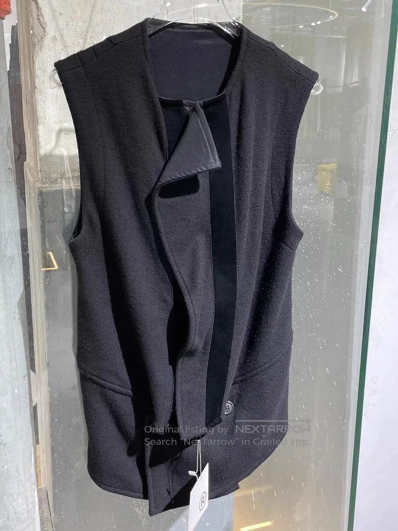 Ann Demeulemeester Ann Demeulemeester Wool Silk Spliced Vest. Size US S / EU 44-46 / 1 - 1 Thumbnail