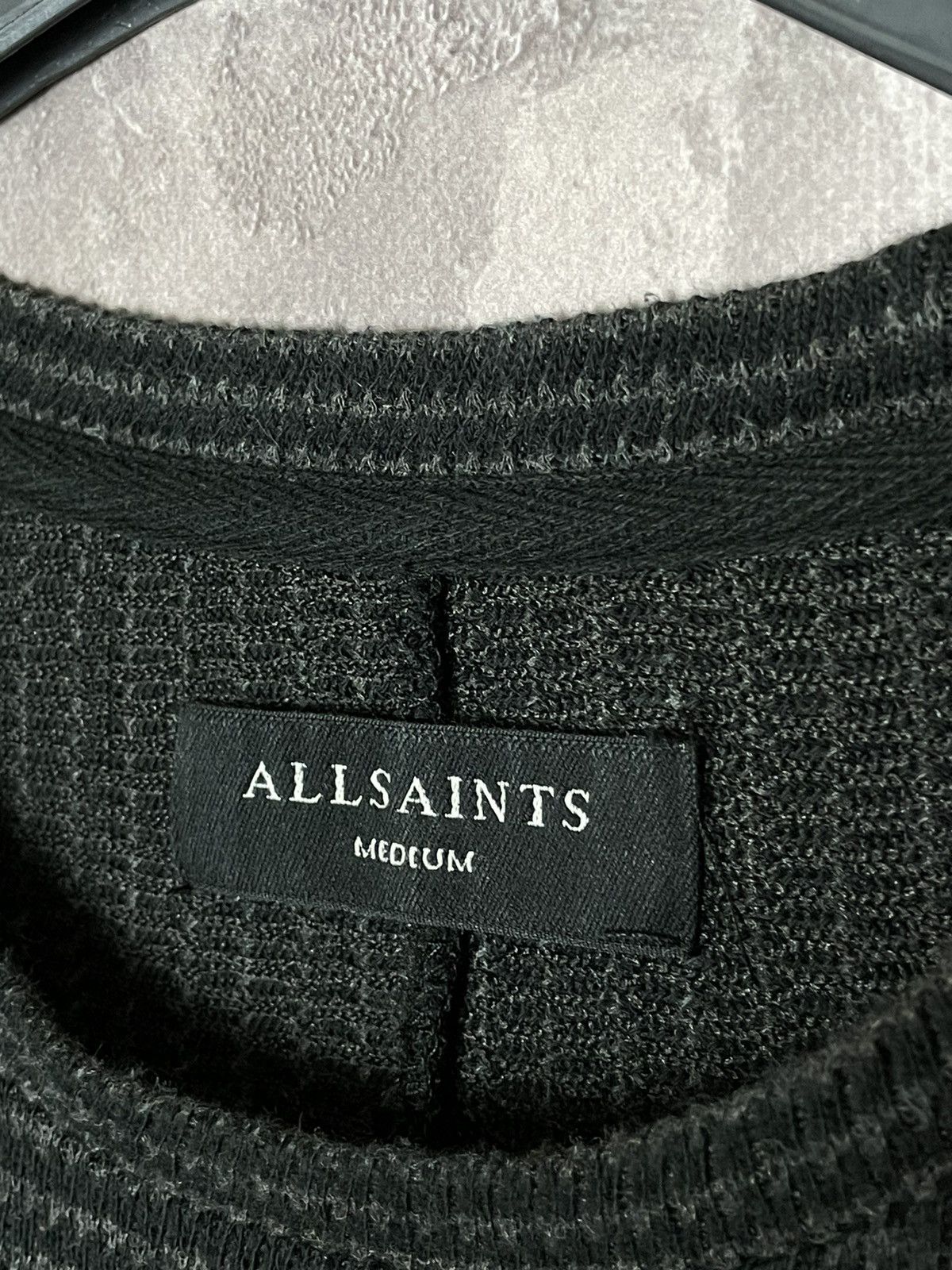 Allsaints × Vintage ALLSAINTS Sweater asphalt grey opium rare gothic bottega Size US M / EU 48-50 / 2 - 8 Thumbnail
