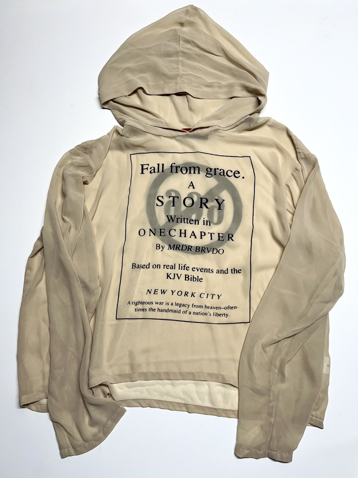Who Decides War Chiffon hoodie Size US XL / EU 56 / 4 - 2 Thumbnail