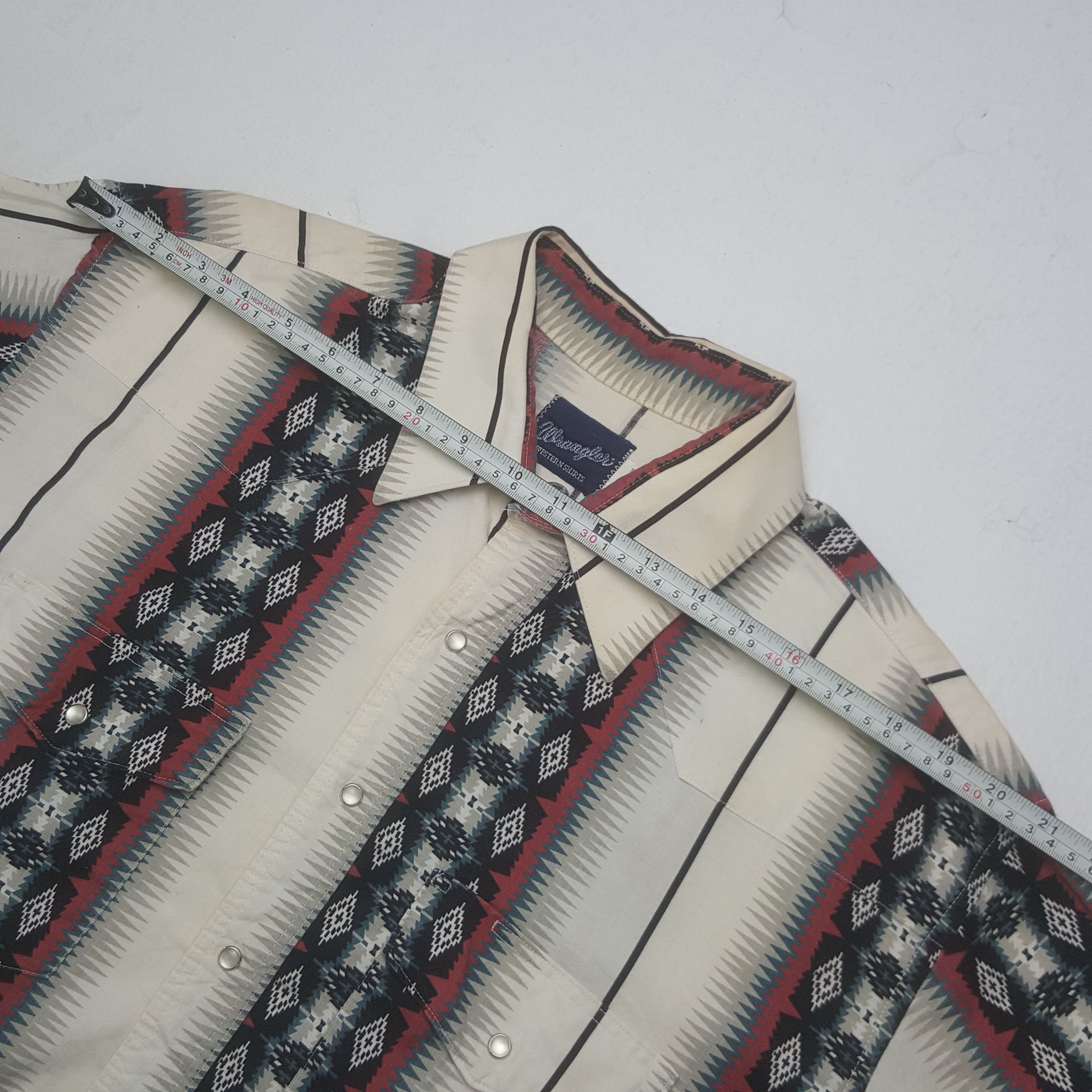 Vintage × Wrangler Vintage Wrangler Japanese Button Up Shirt Size US XL / EU 56 / 4 - 6 Thumbnail