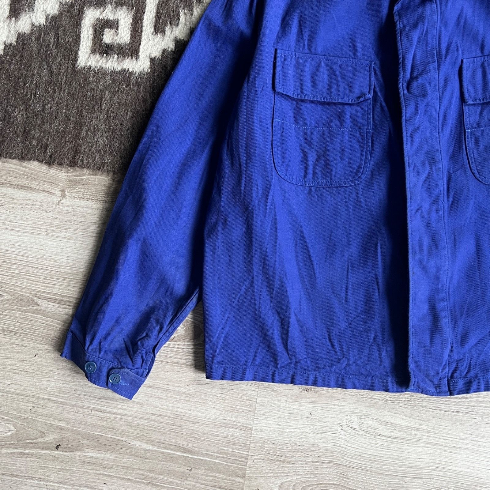 Other Vintage French Cotton Workwear Chore Utility Jacket 9751AC Size US L / EU 52-54 / 3 - 4 Thumbnail
