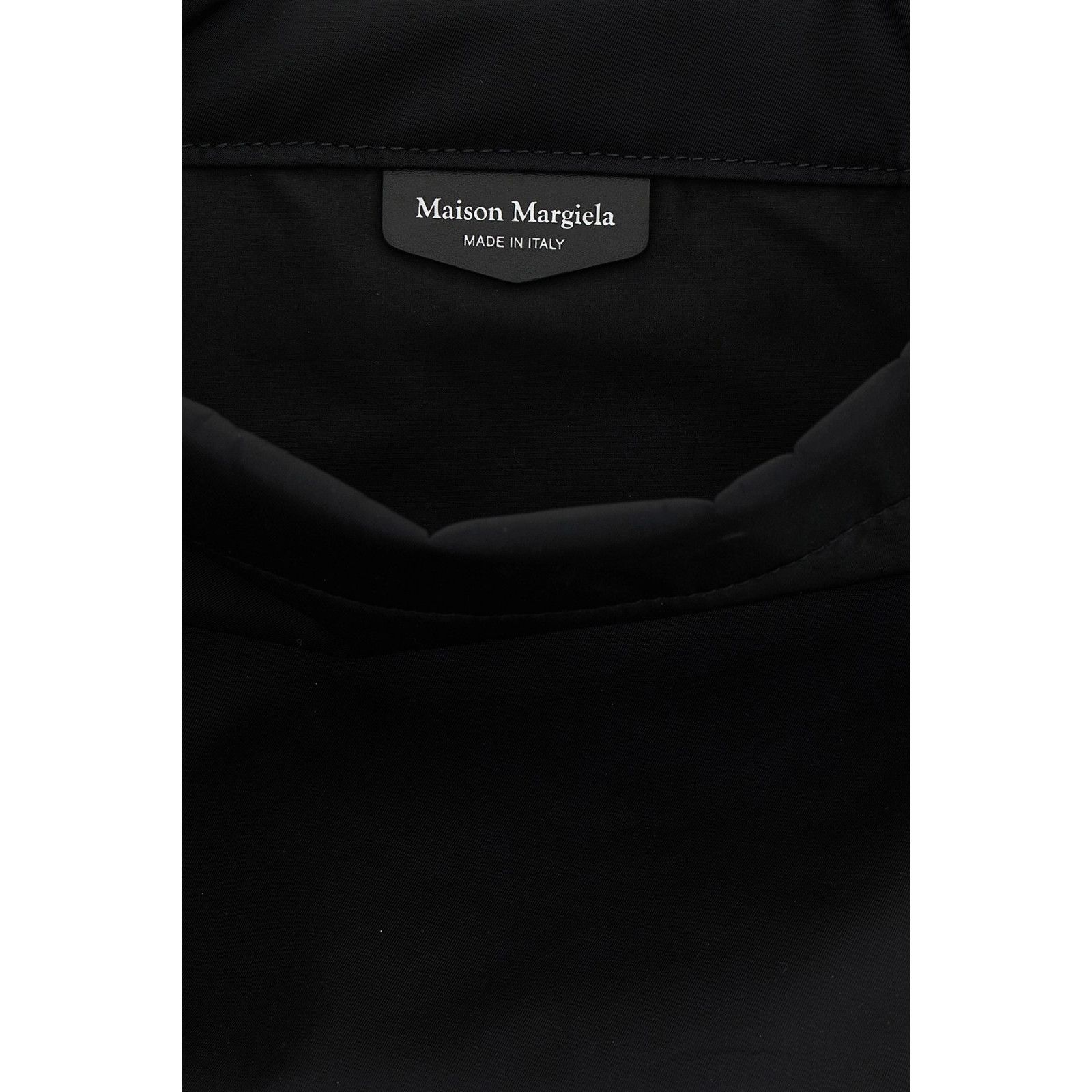 Maison Margiela MAISON MARGIELA Black Roll Up Backpack New Size ONE SIZE - 4 Thumbnail