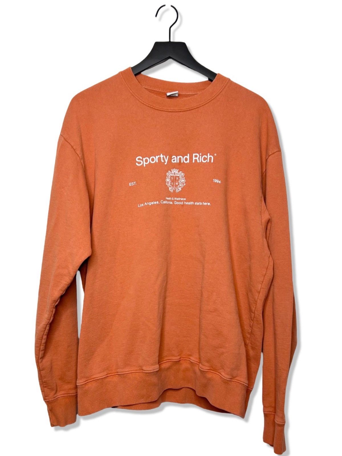 Sporty and Rich Health Wellness Sweatshirt, Size L