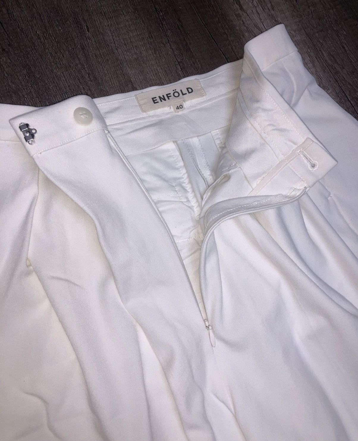Designer × Japanese Brand ENFÖLD SMART CASUAL PANT Size 28" / US 6 / IT 42 - 1 Thumbnail