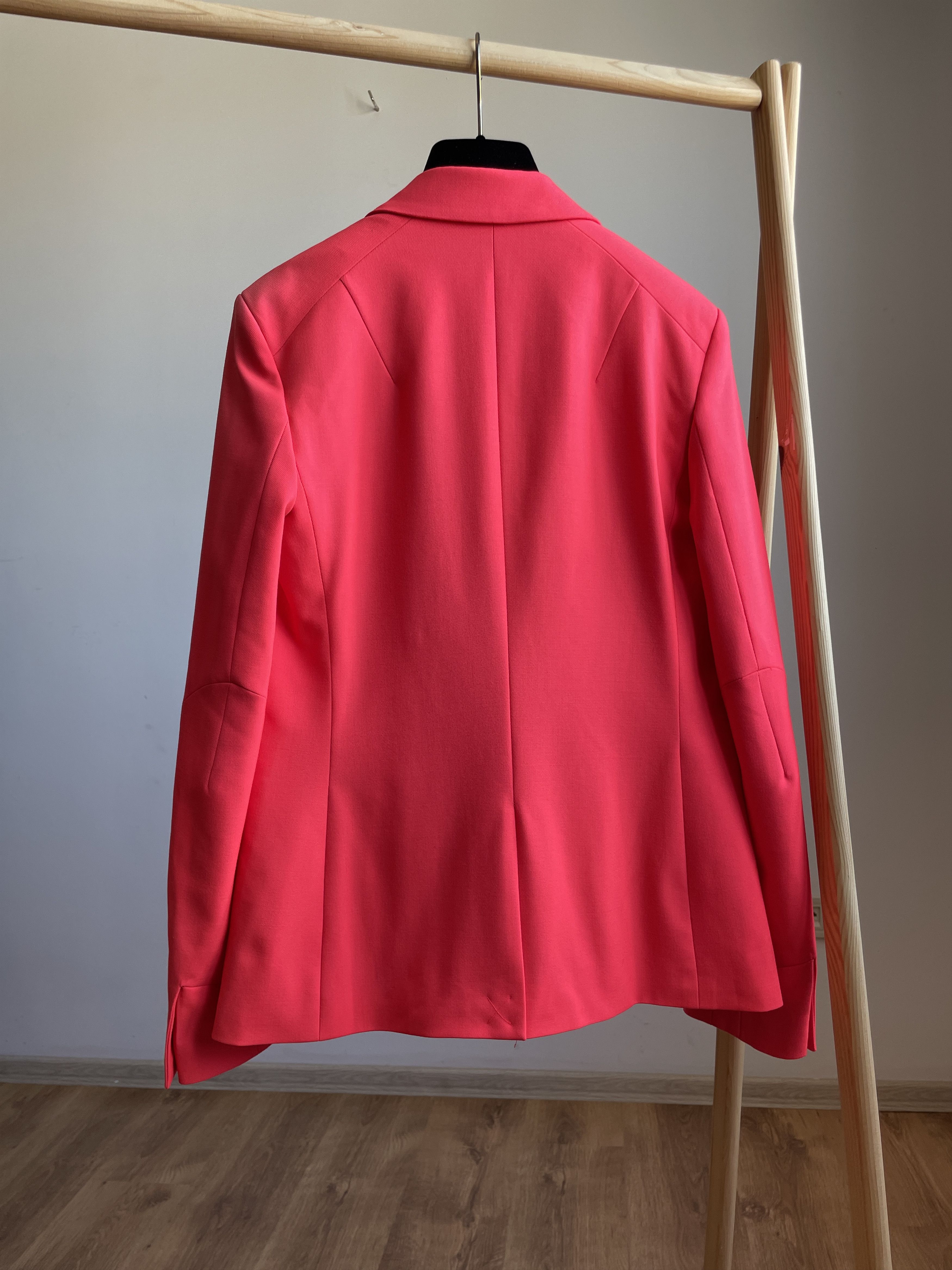 Rag & Bone Rag & Bone Womens Bright Pink Lexington Twill Blazer Size M / US 6-8 / IT 42-44 - 2 Thumbnail