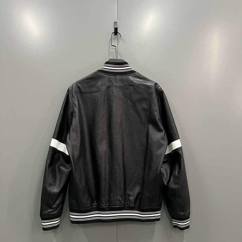Givenchy Givenchy Size50 Black Five-Pointed Star Leather Jacket (50 Size US M / EU 48-50 / 2 - 2 Thumbnail