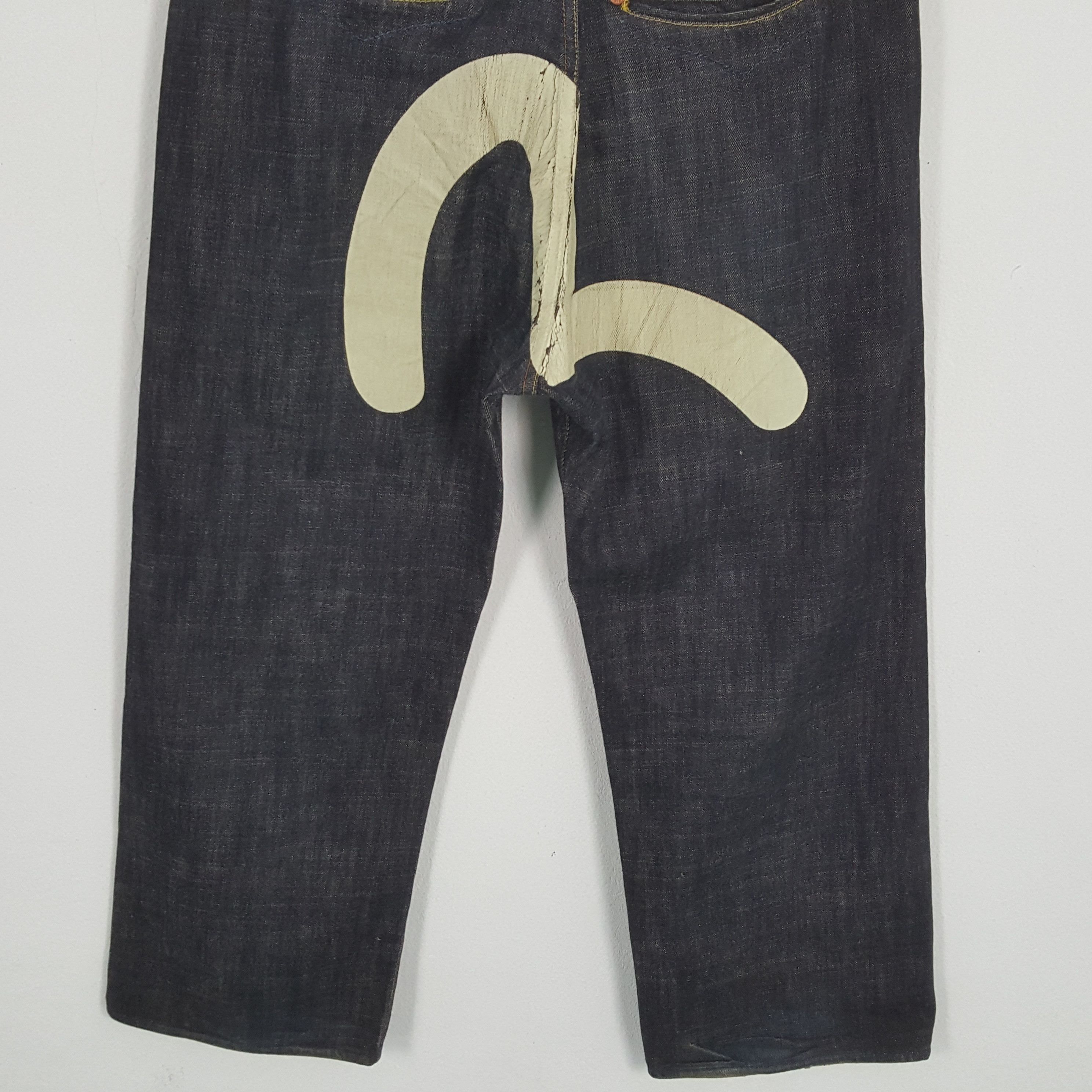 Evisu × Japanese Brand × Vintage EVISU Japanese Brand Big Logo Daicock Style Jeans Size US 35 - 3 Thumbnail