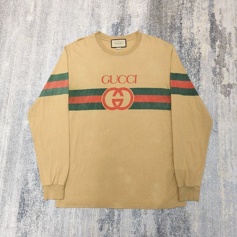 Gucci Gucci Contrast color Logo printed round-neck sweatshirt 250 Size US XS / EU 42 / 0 - 1 Thumbnail