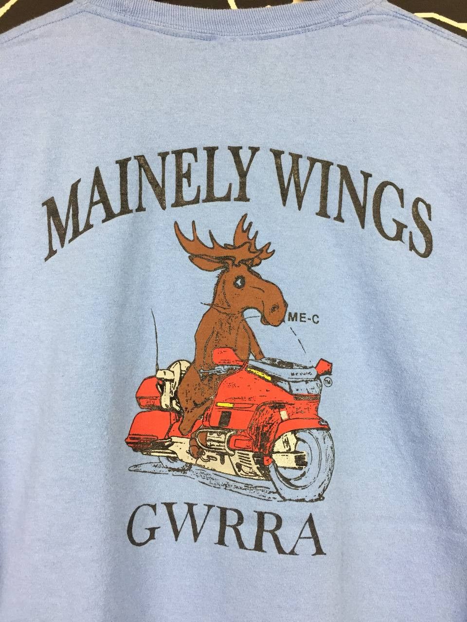 Gildan × Vintage Vtg Mainely Wings GWRRA Road Riders Longsleeve Tee Size US M / EU 48-50 / 2 - 3 Thumbnail