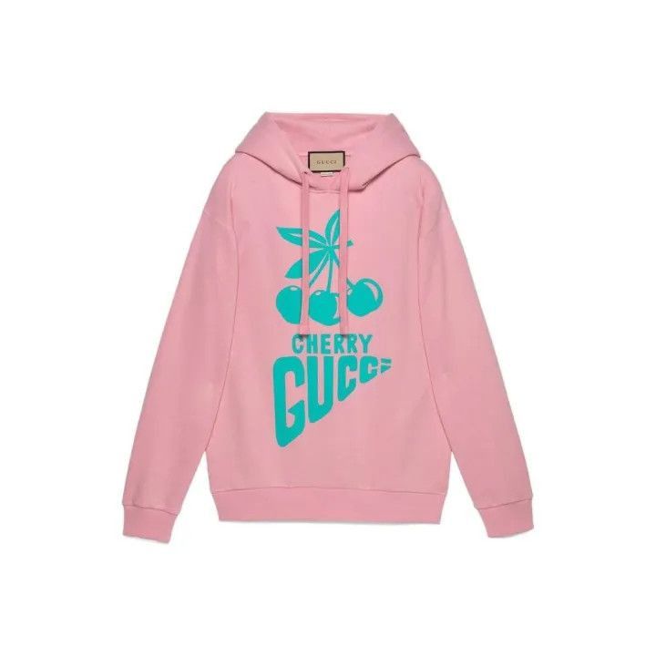 Gucci Gucci Pink Hoodie with Lettering Print-2507 Size S / US 4 / IT 40 - 6 Thumbnail