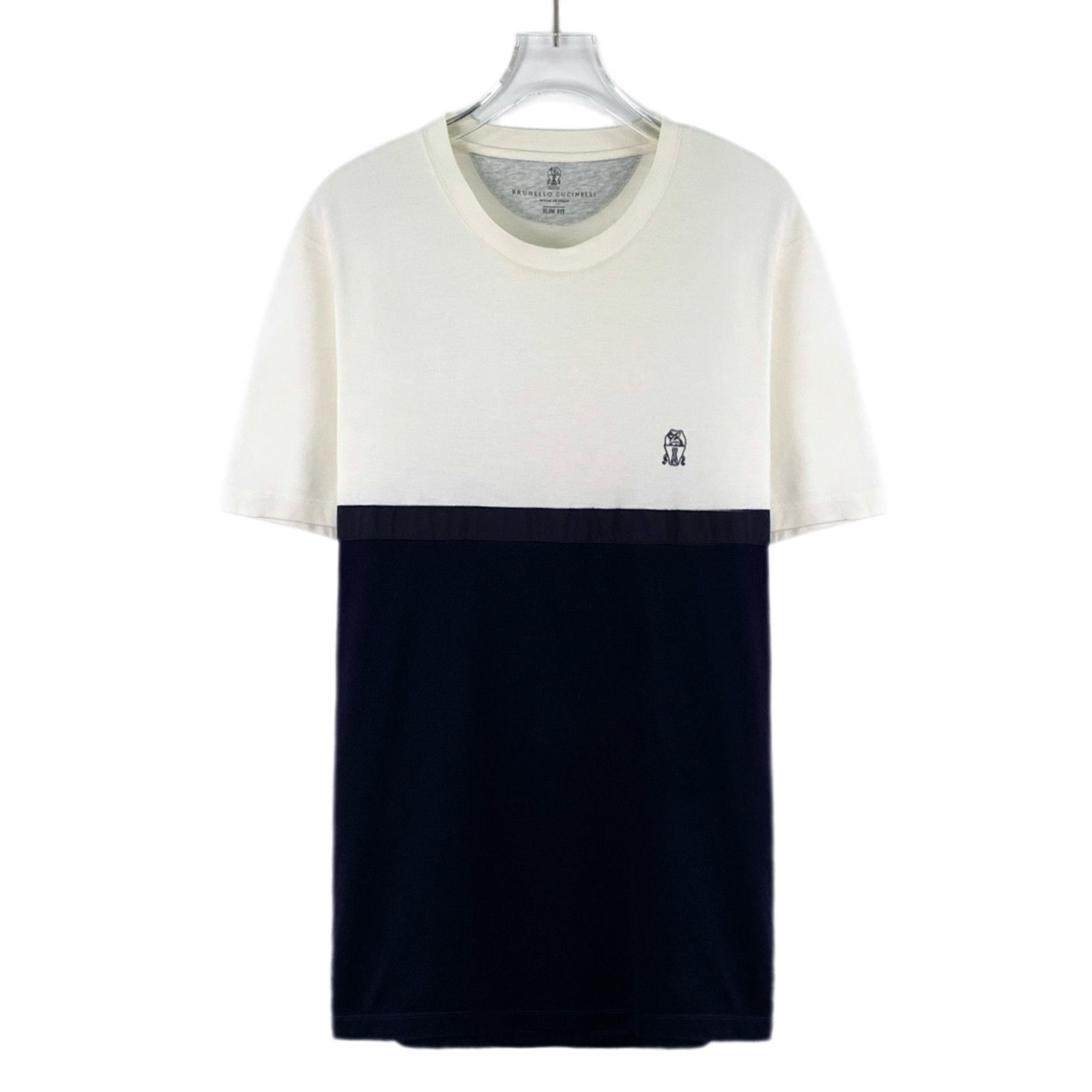 Brunello Cucinelli Brunello Cucinelli Logo Embroidered T-Shirt Multicolor (M) Size US M / EU 48-50 / 2 - 1 Thumbnail