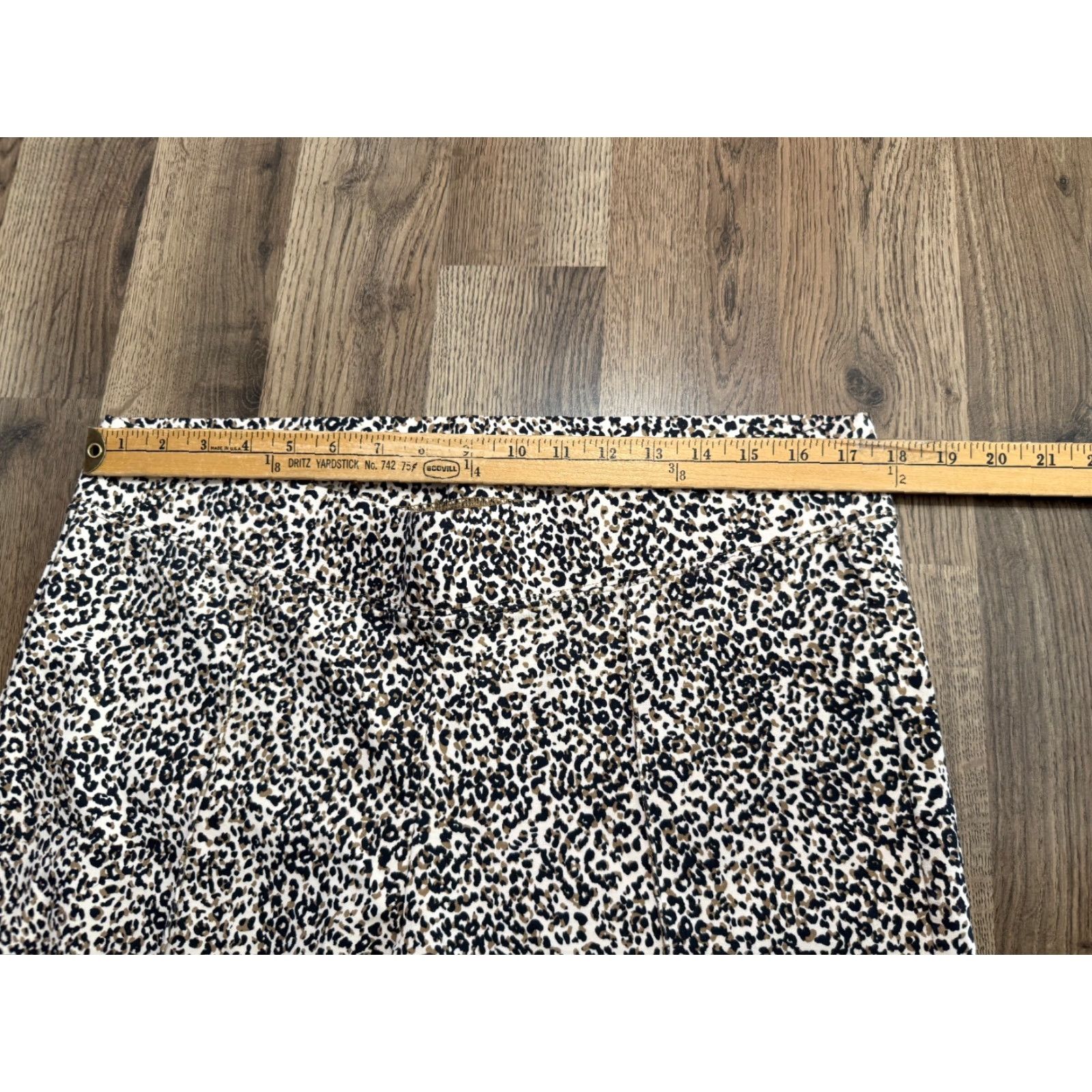 Old Navy VINTAGE Old Navy Pants Womens XL Black Cheetah Print Stevie High Rise Leggings Size 40" / US 18 - 2 Thumbnail