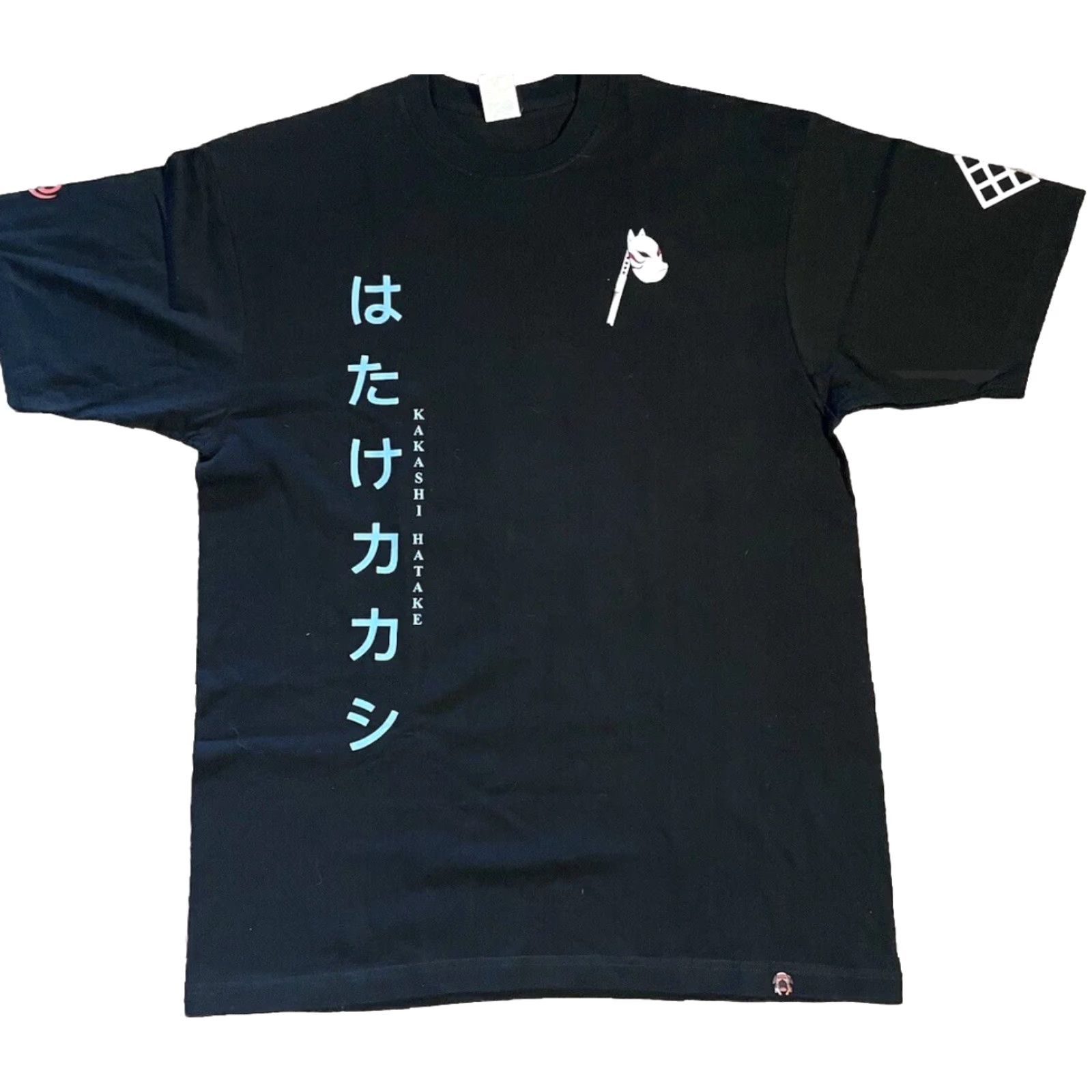 Doublet Kakashi Hatake Naruto Double-Sided Anime Vintage T-Shirt XL Men Black Shirt Size US XL / EU 56 / 4 - 2 Thumbnail