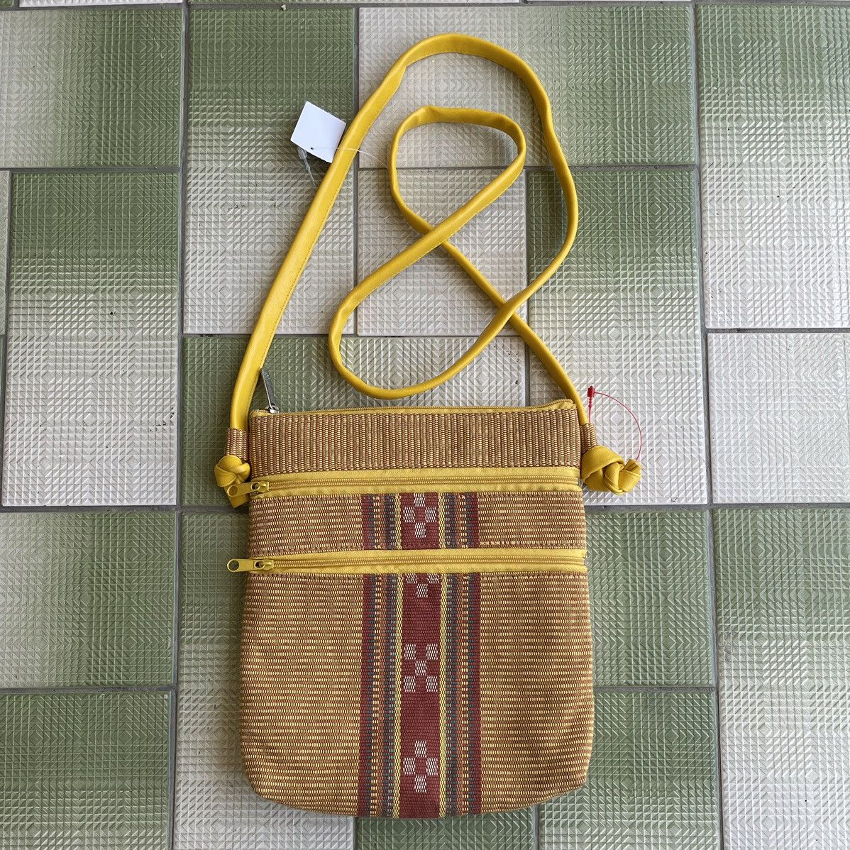 Native × Tribal Streetwear 🔥 RARE UNBRAND WOVEN NATIVE CROSSBODY Size ONE SIZE - 5 Thumbnail
