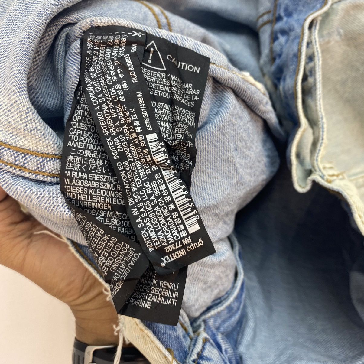 Zara 💥Zara Denim Man Distressed Jacket Size US M / EU 48-50 / 2 - 14 Thumbnail