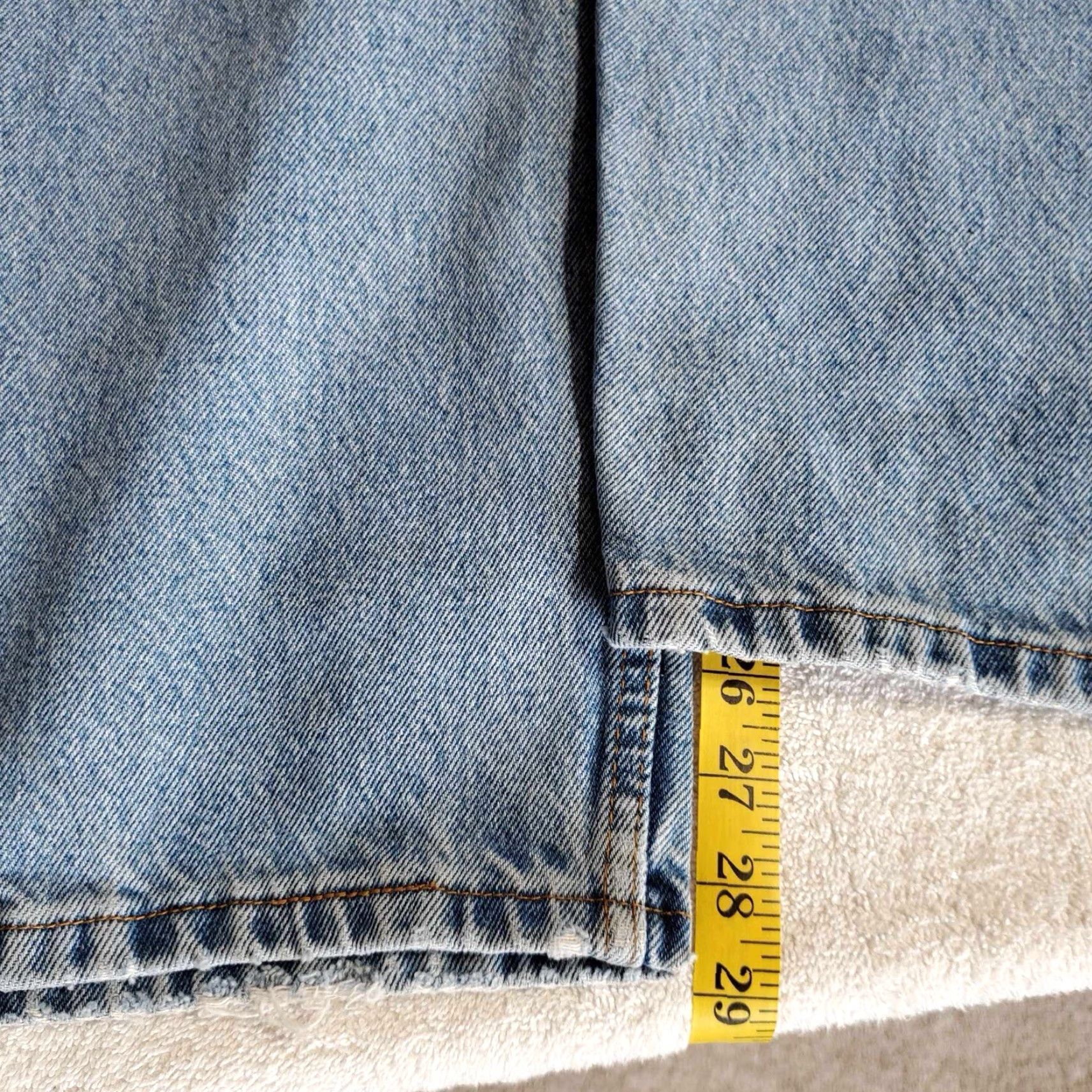 Levi's Levi's Strauss Jeans 42 Regular Distressed Blue Straight Mens 29 Inseam Jeans Size US 42 / EU 58 - 5 Thumbnail