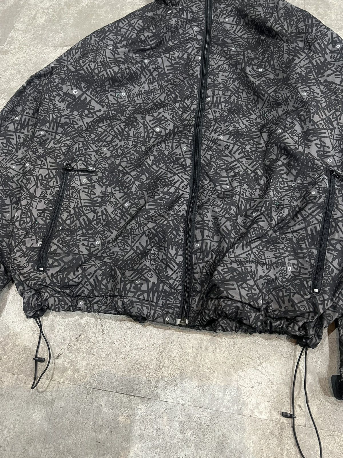 Stussy 2000s Archival Stussy Shawn All Over Print Hodded Jacket y2k Size US L / EU 52-54 / 3 - 4 Thumbnail