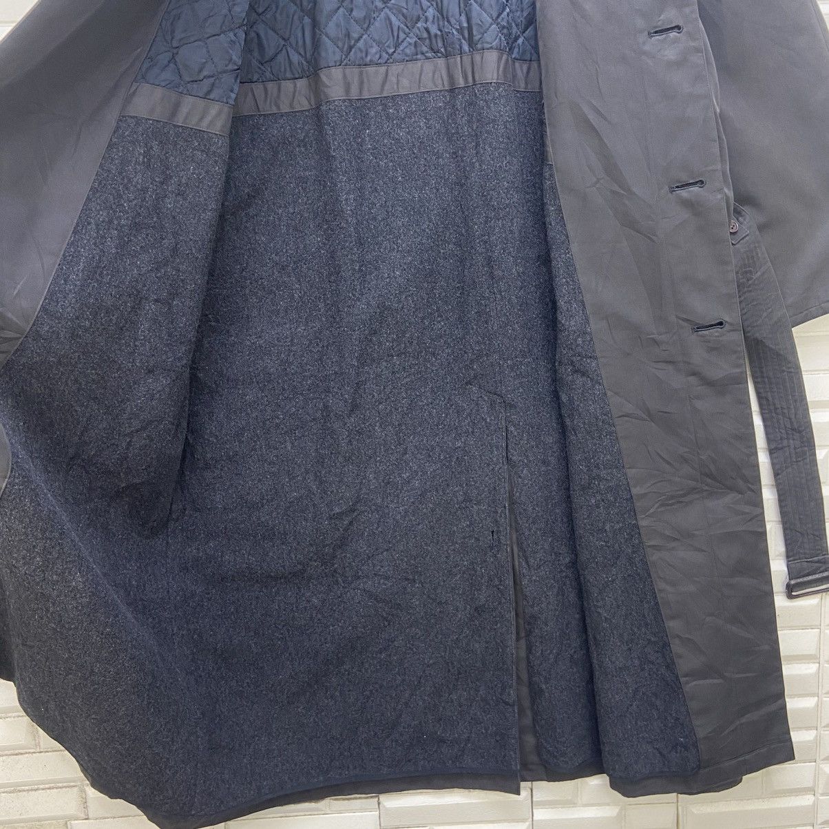 Japanese Brand Japanese Brand Durban Yohji Yamamoto Long Coat Size US L / EU 52-54 / 3 - 8 Thumbnail