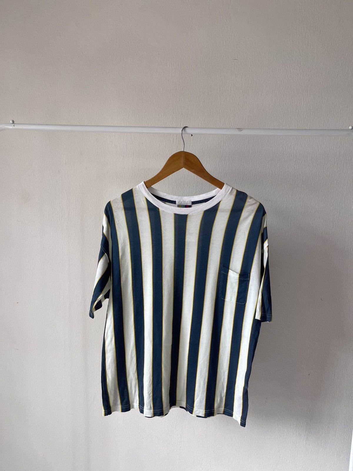 Facetasm Facetasm Stripe Pocket Tee Size US M / EU 48-50 / 2 - 4 Thumbnail