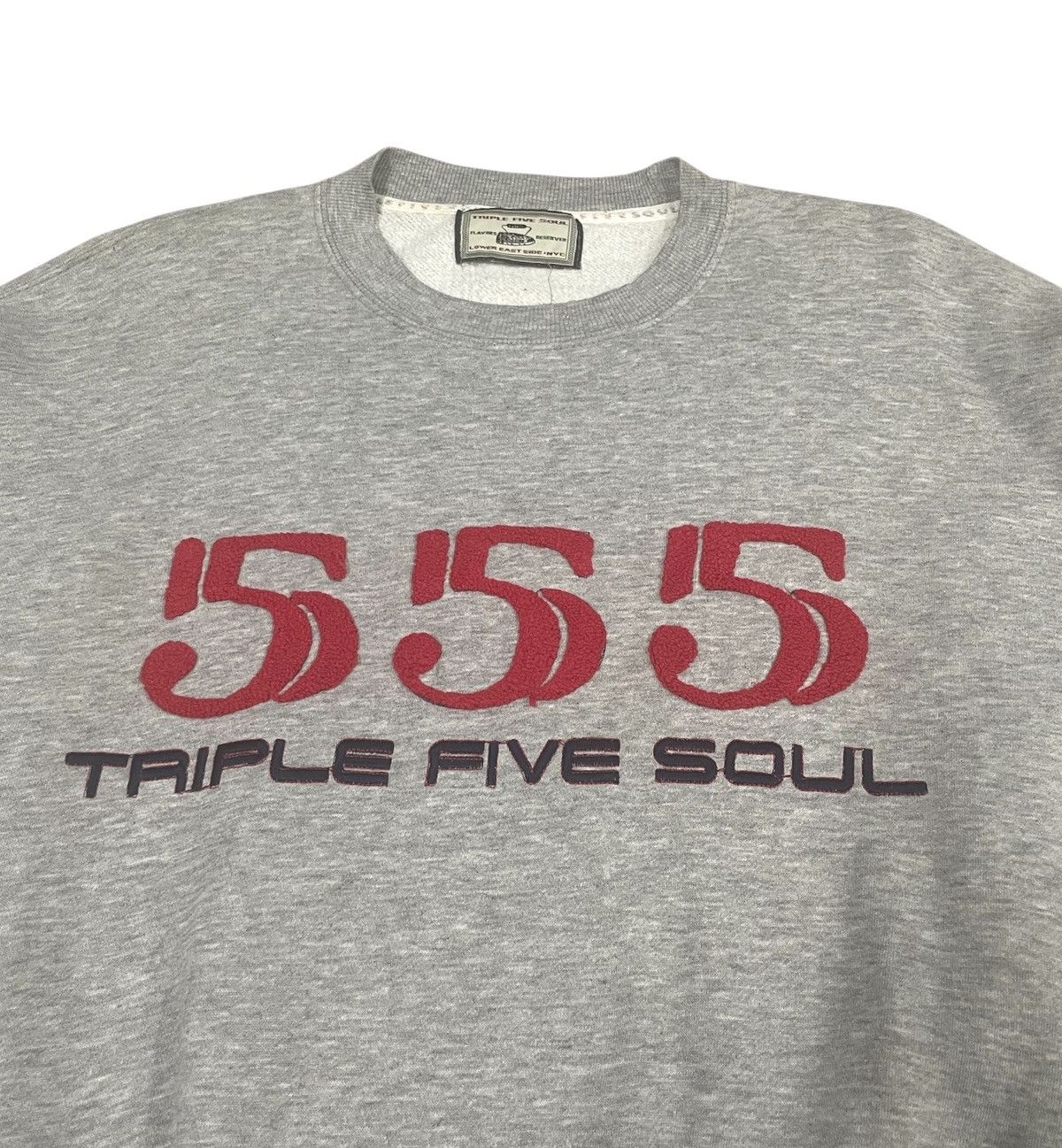 Ecko Unltd. × Fubu × JNCO Vintage Triple Five Soul Embroidery Logo Sweatshirt Size US M / EU 48-50 / 2 - 3 Thumbnail