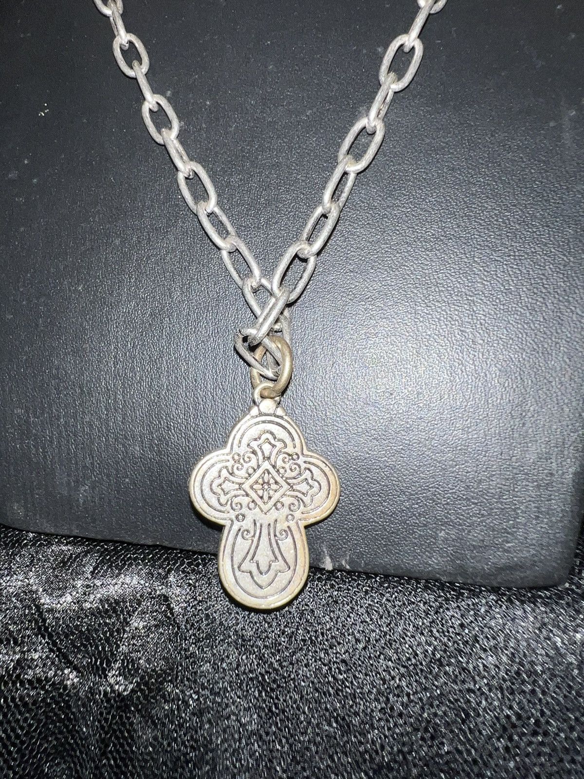 Japanese Brand Vintage cross necklace ➕🖤 Size ONE SIZE - 5 Thumbnail