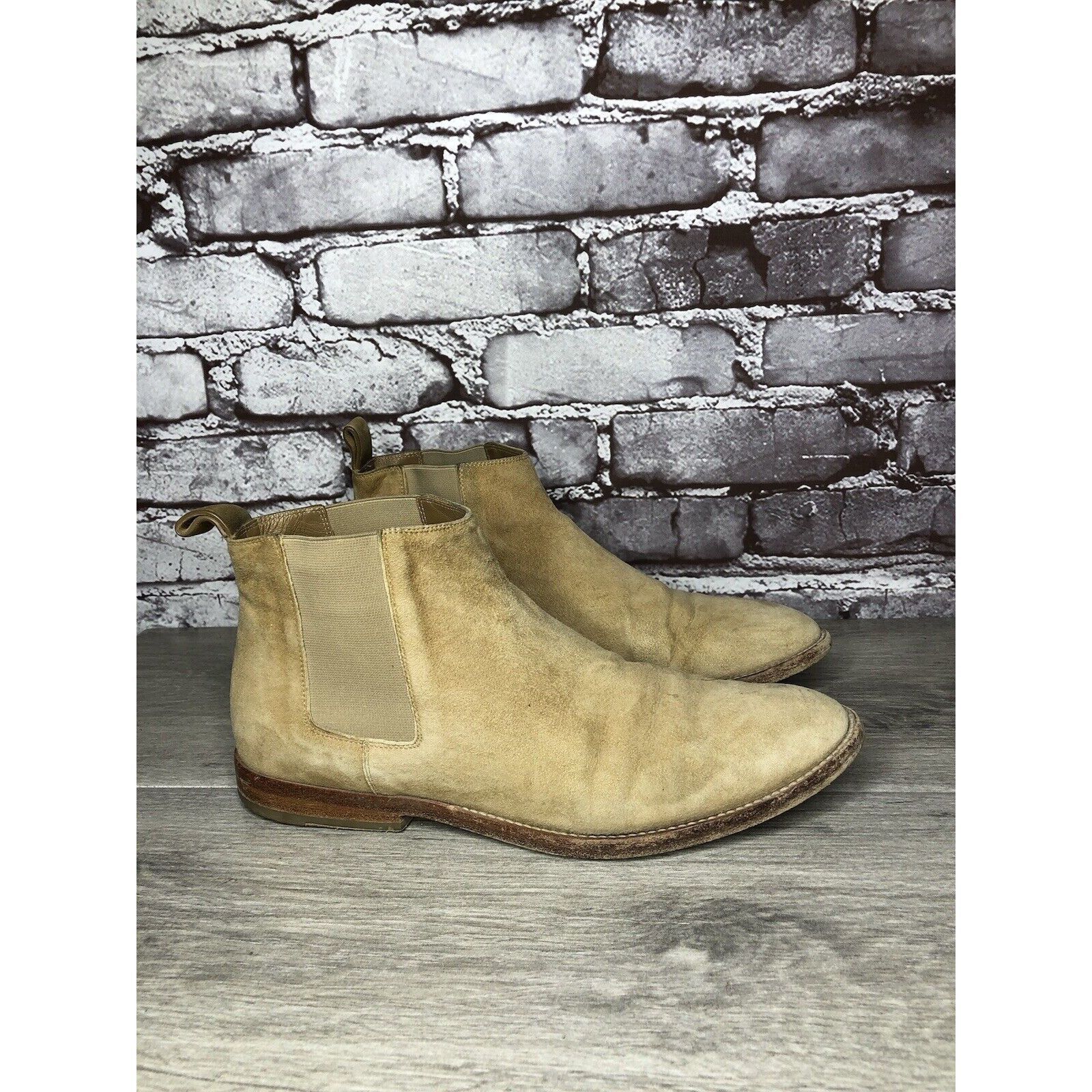 Other JENNI KAYNE Beige Suede Leather Casual Ankle Chelsea Boots W Size US 8 / IT 38 - 3 Thumbnail