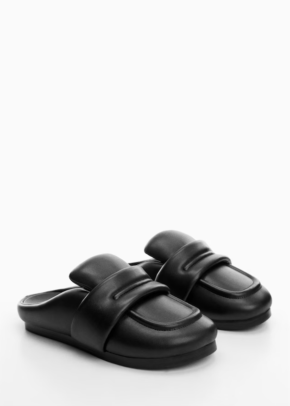 Mango MNG Slippers leather Loafers Size US 9 / IT 39 - 1 Thumbnail
